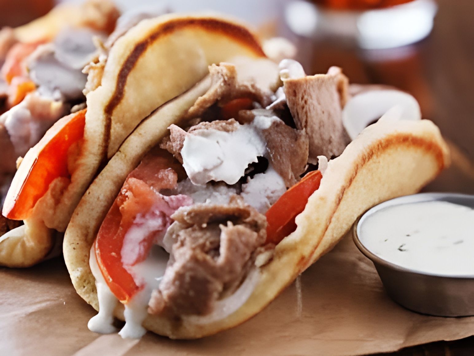Gyro Sandwich.