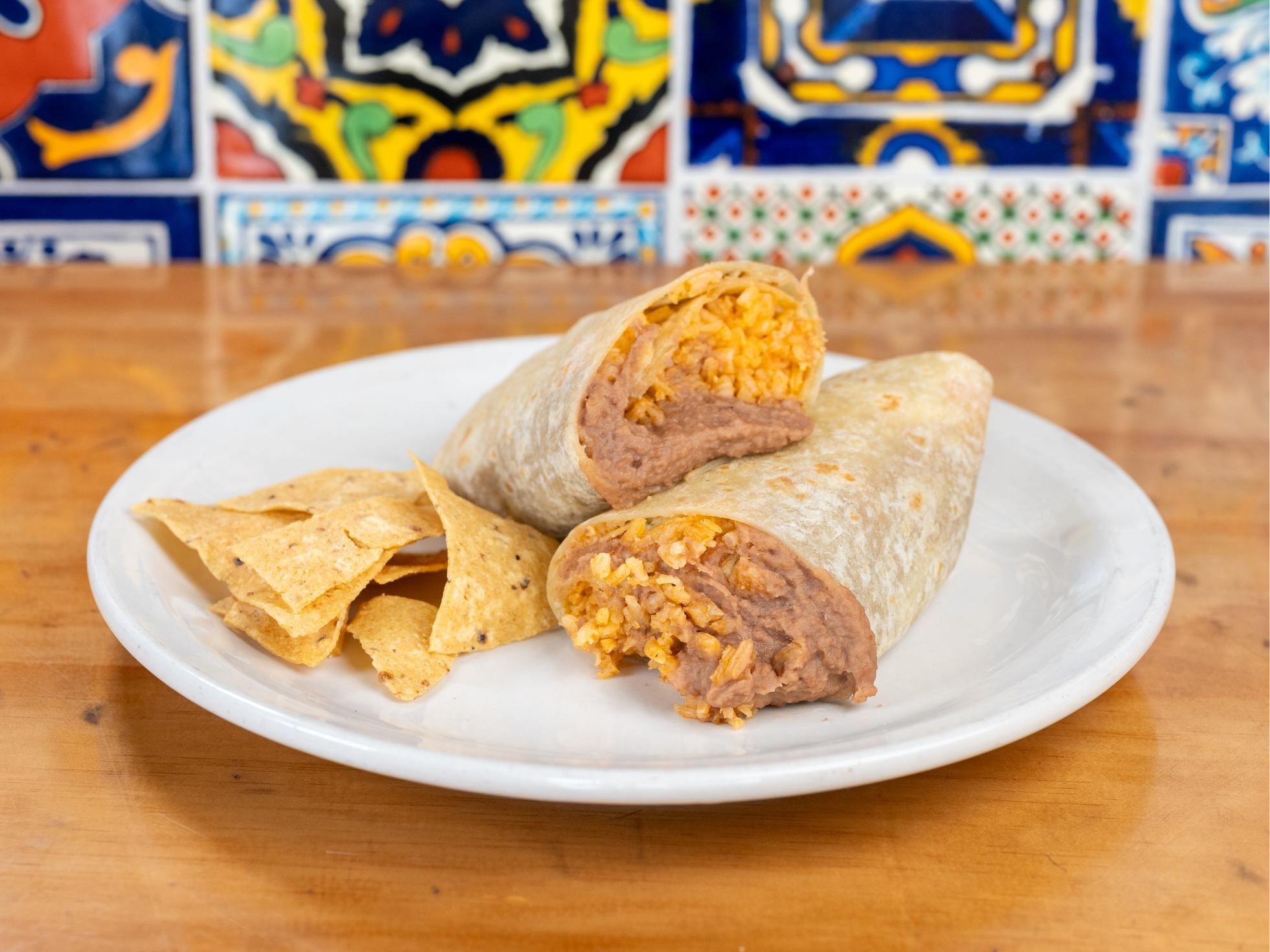 Bean & Rice Burrito.