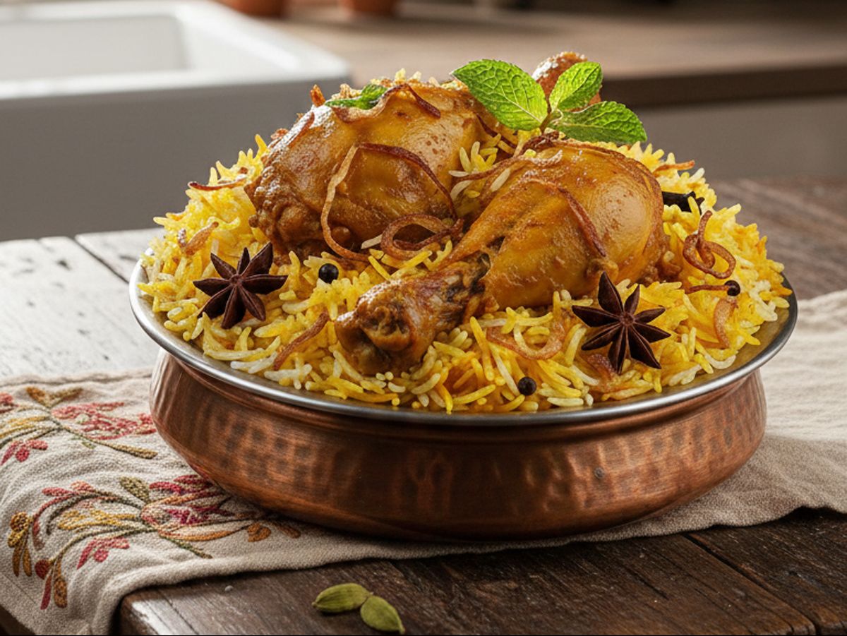 Chicken Biryani (Halal).