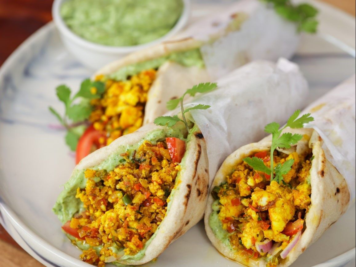 Paneer Kathi Roll.