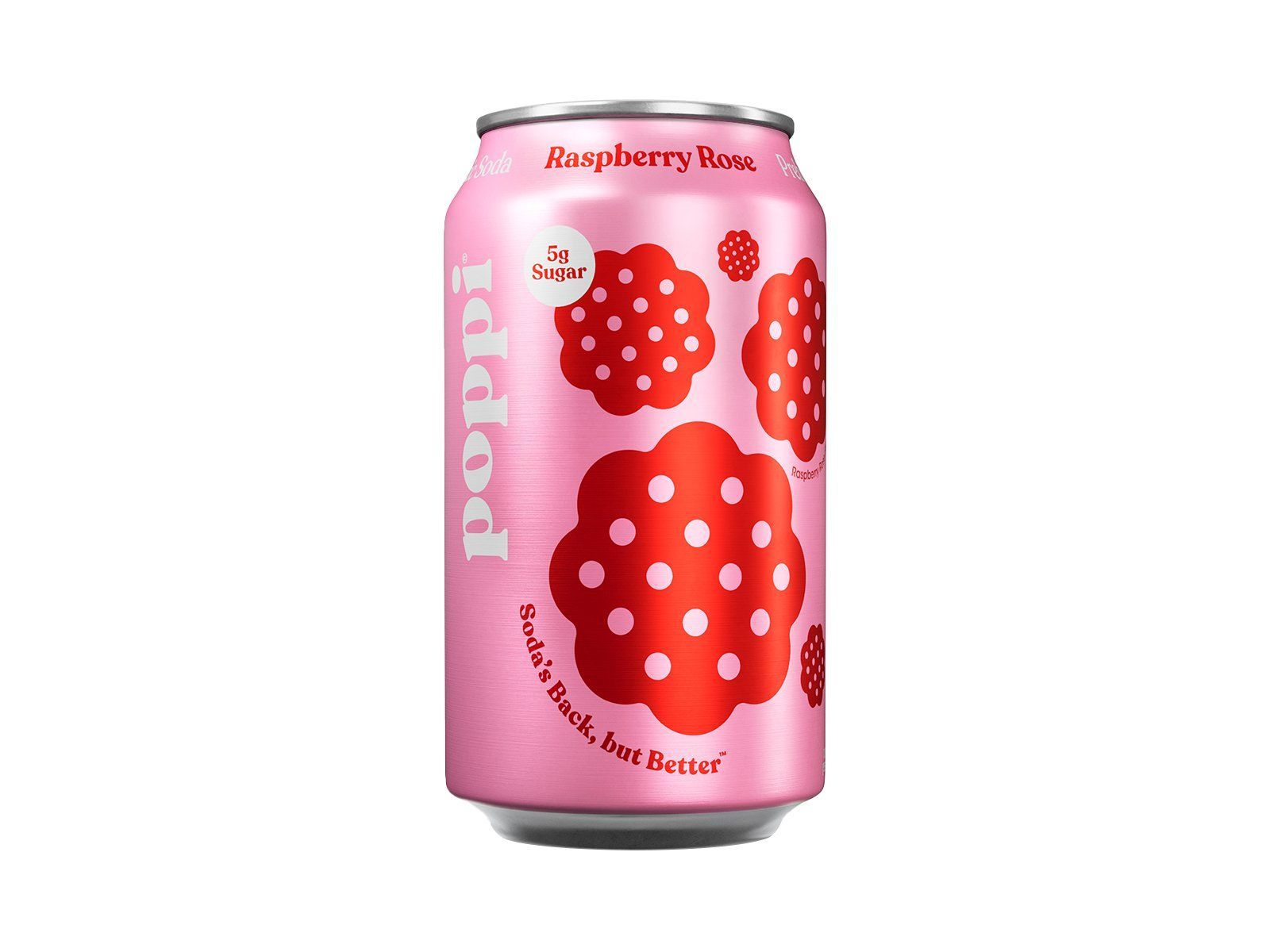 Poppi Raspberry Rose - 12oz Can.