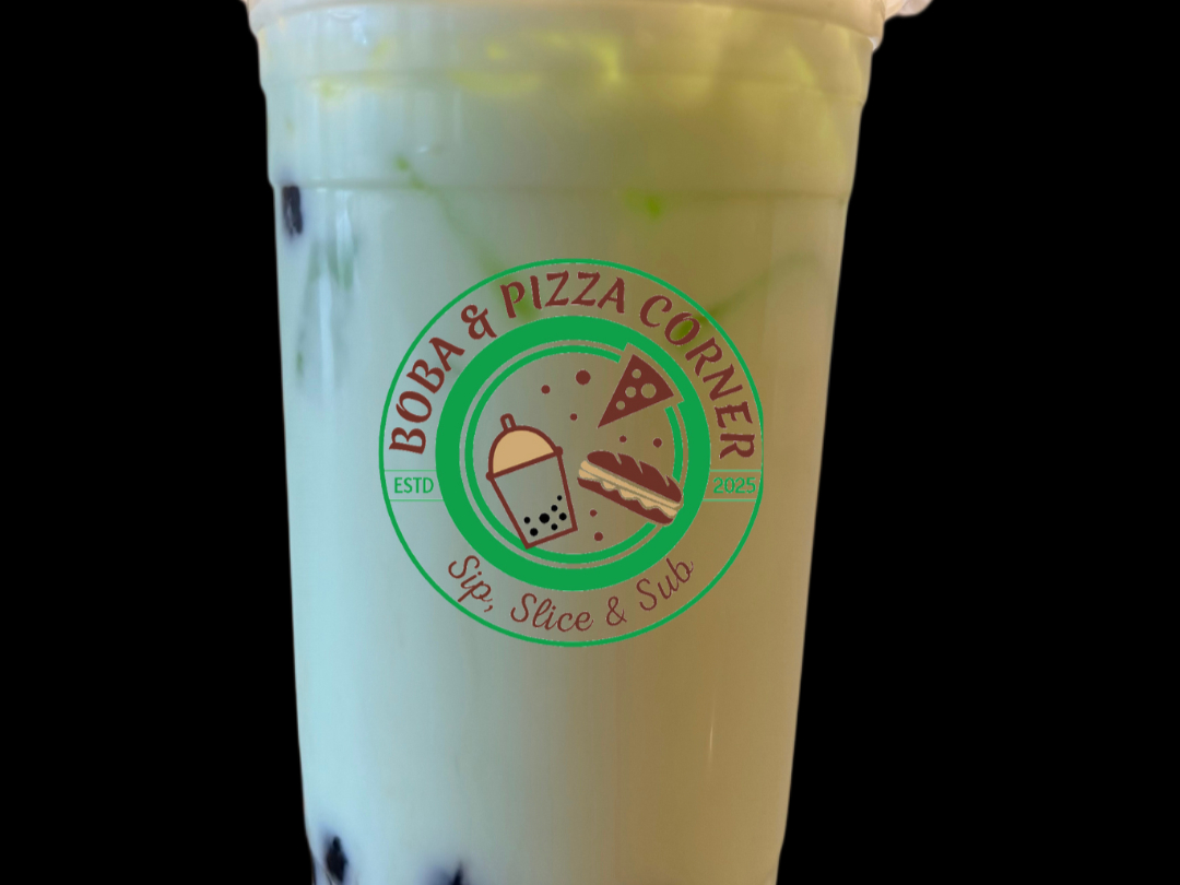 Green Apple Milk Tea.