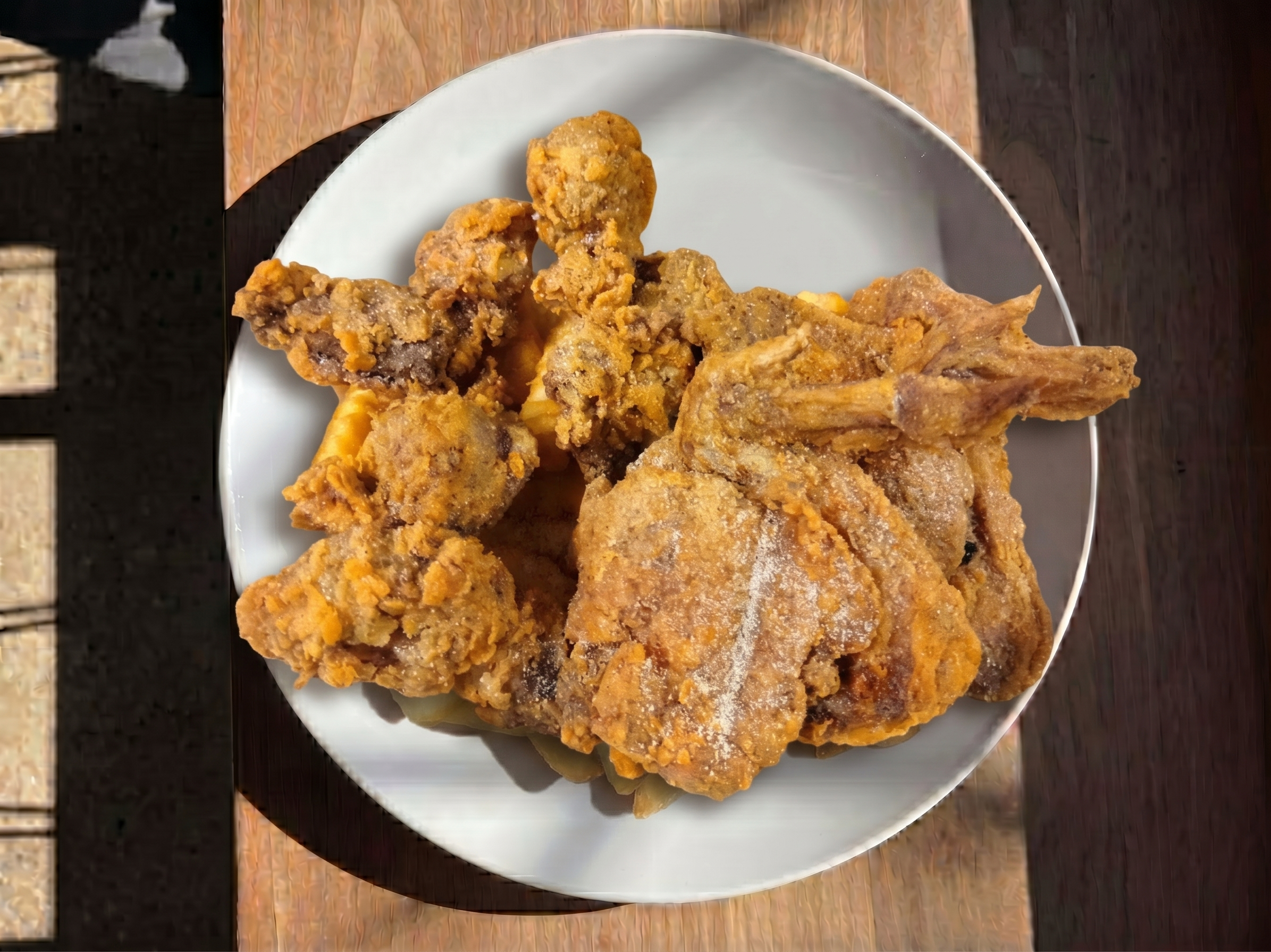 Gizzard & 3 Wings Dinner.