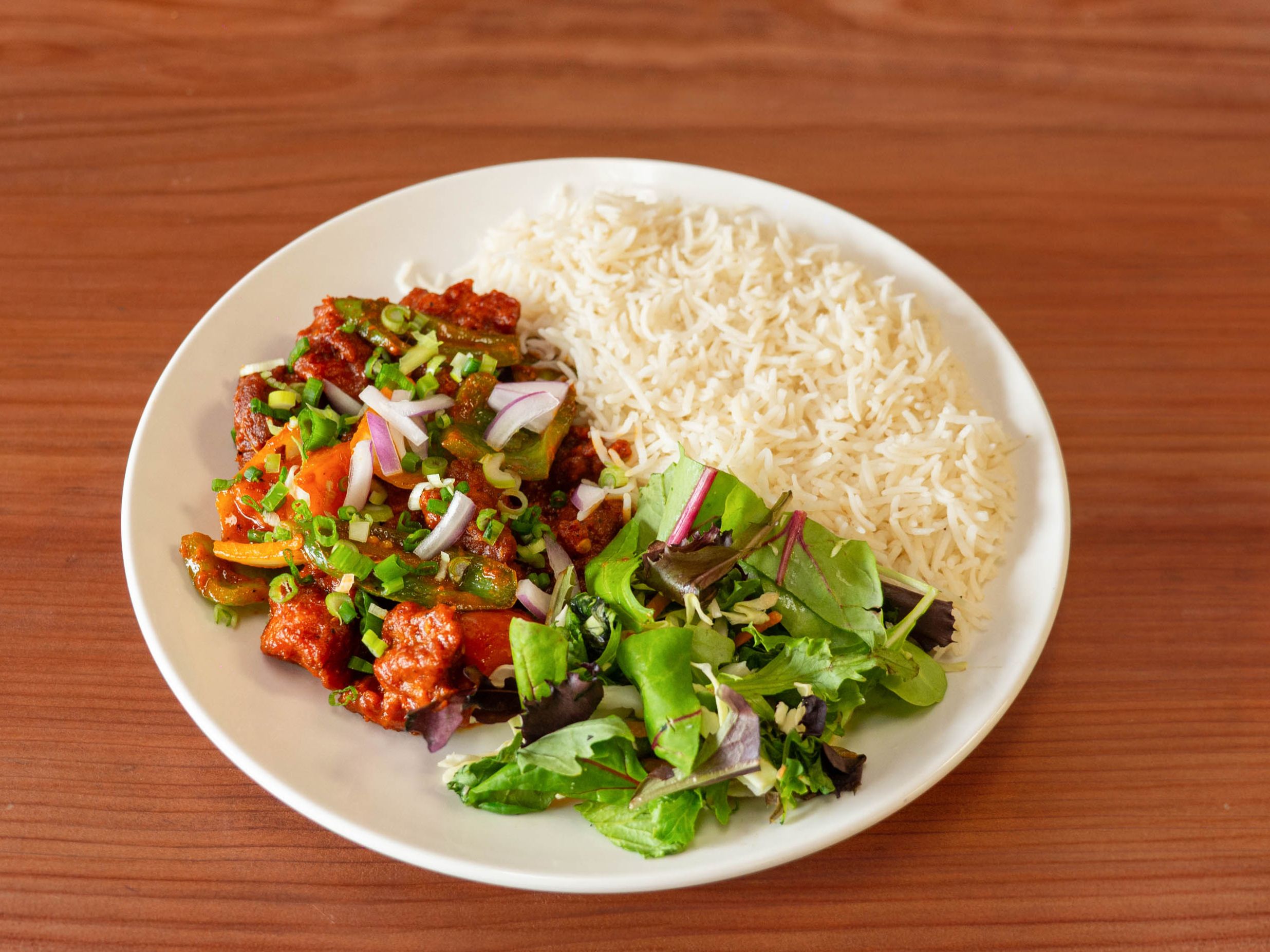 Chicken Manchurian Bowl.