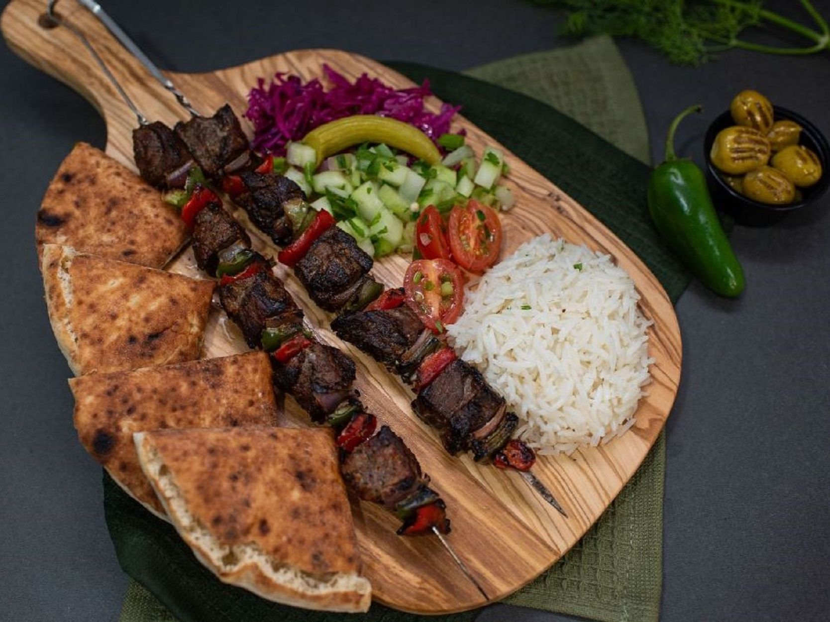 Lamb Shish Kebab (1 skewer)
