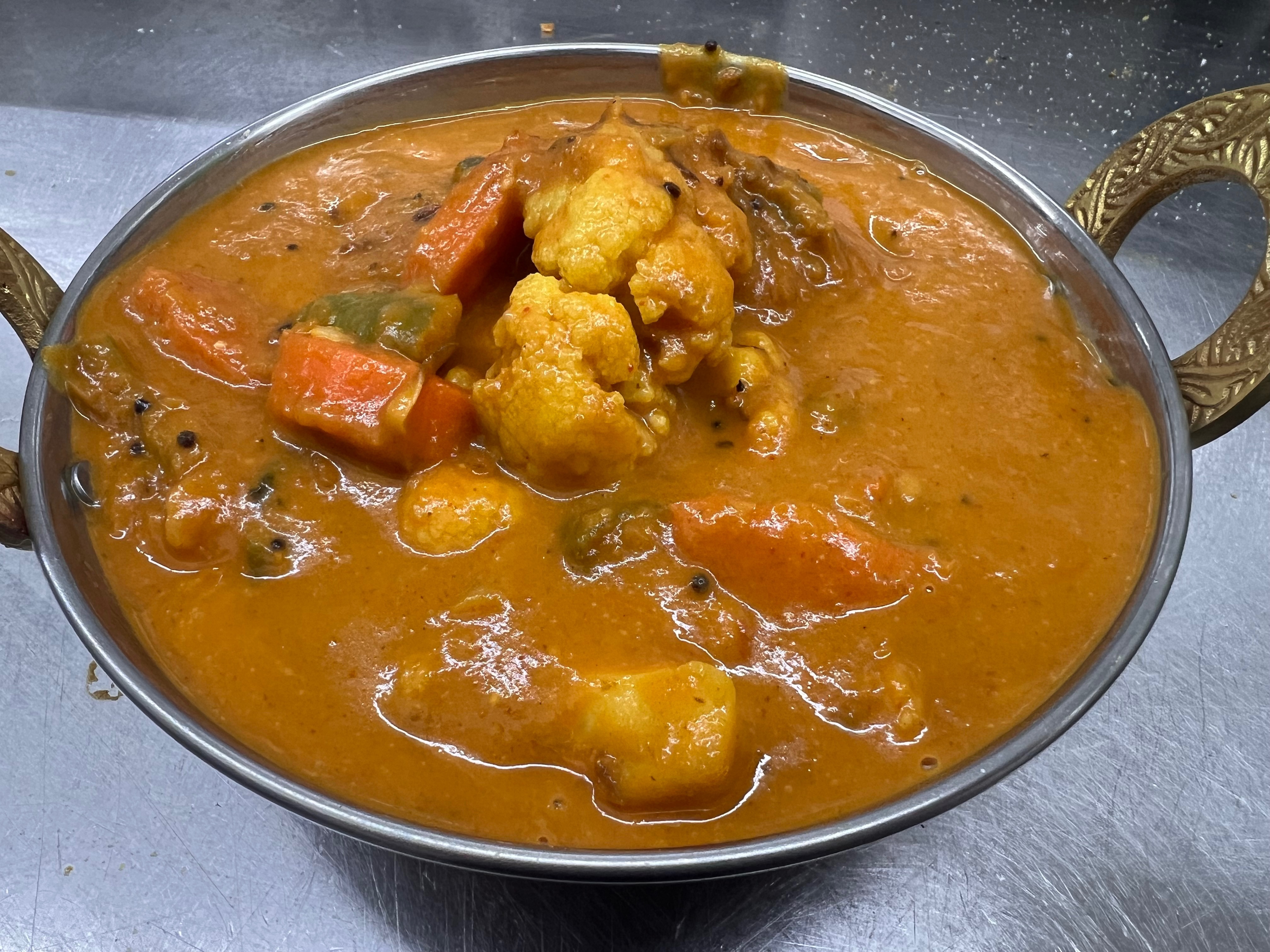 Vegetable Coconut Curry (GF)(DF)(NF)(V).