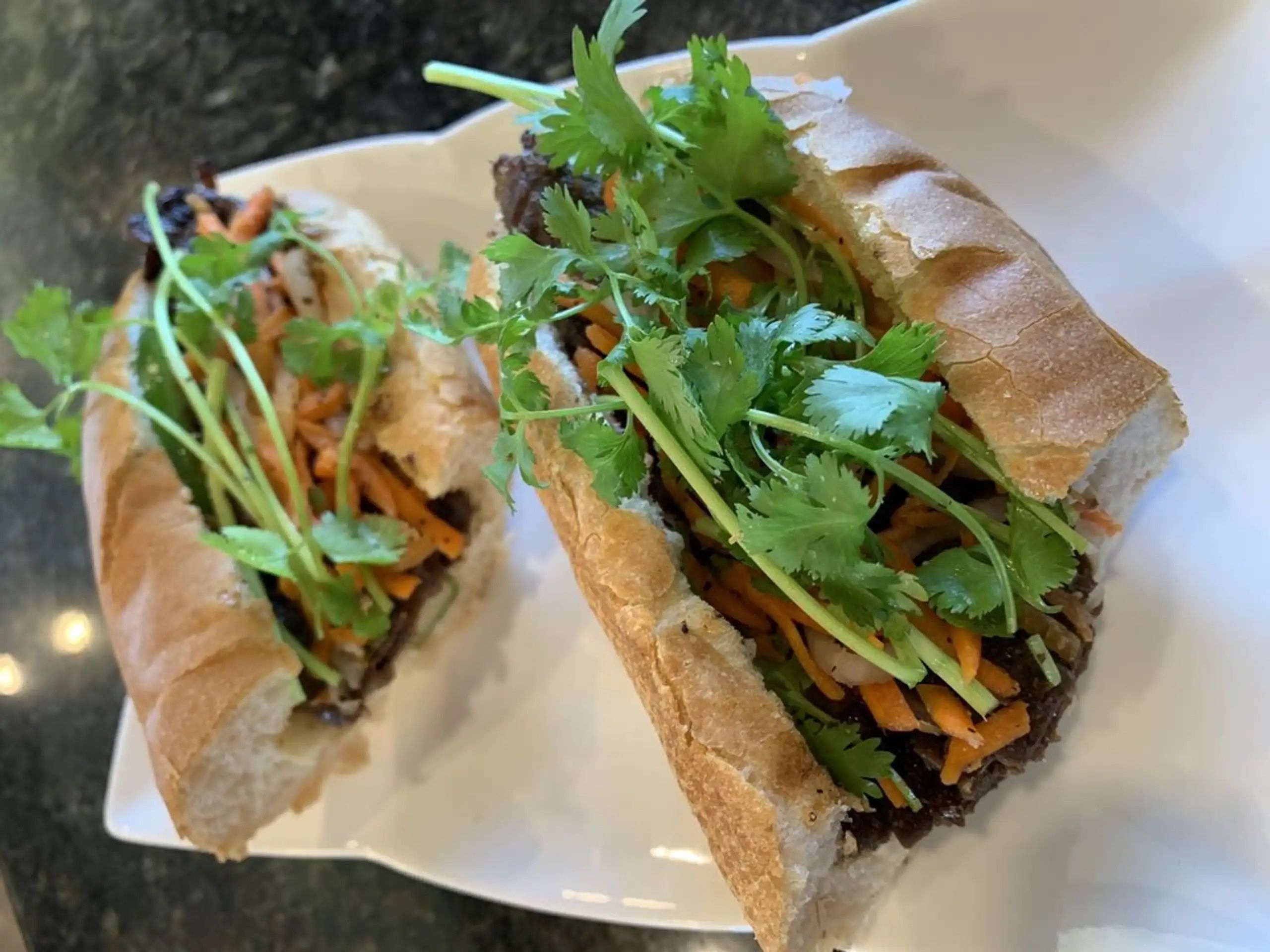 BM113. Grilled Beef Banh Mi.