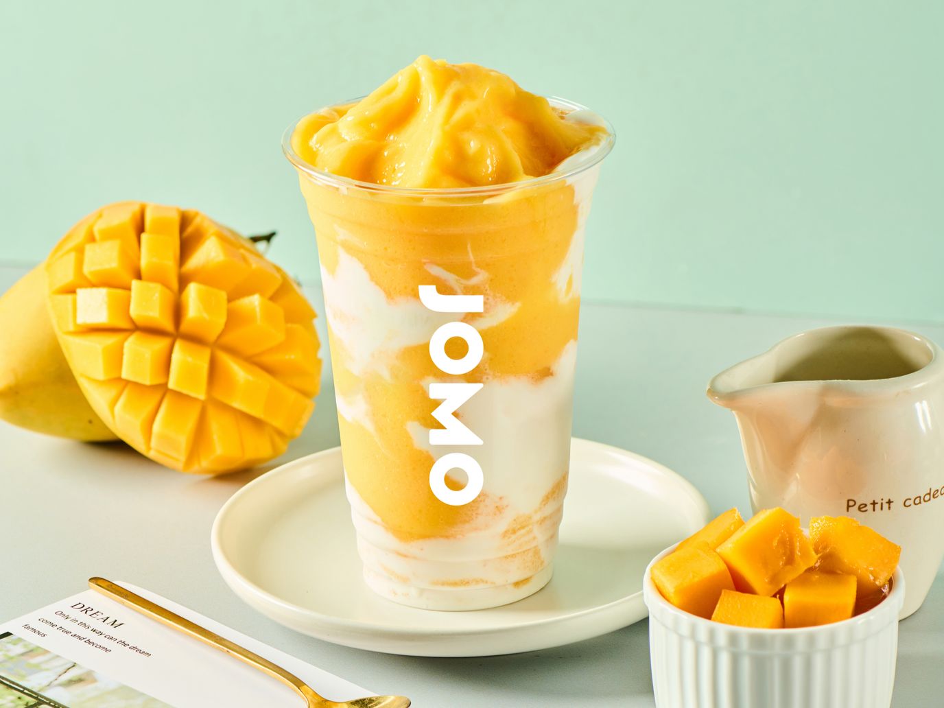 Mango Coco Smoothie (with mango pop).