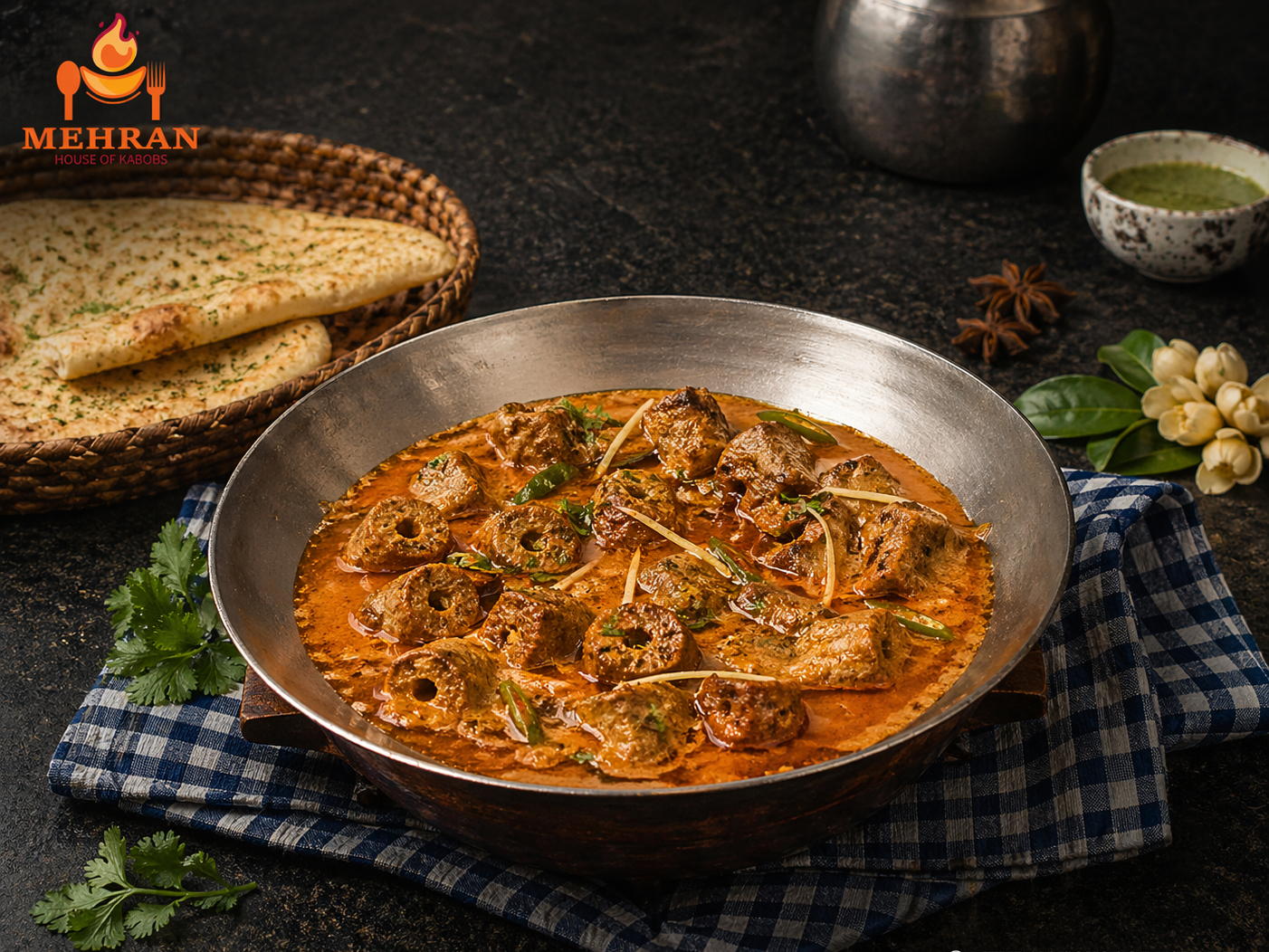 Seekh Kabob Karahi (For Two).