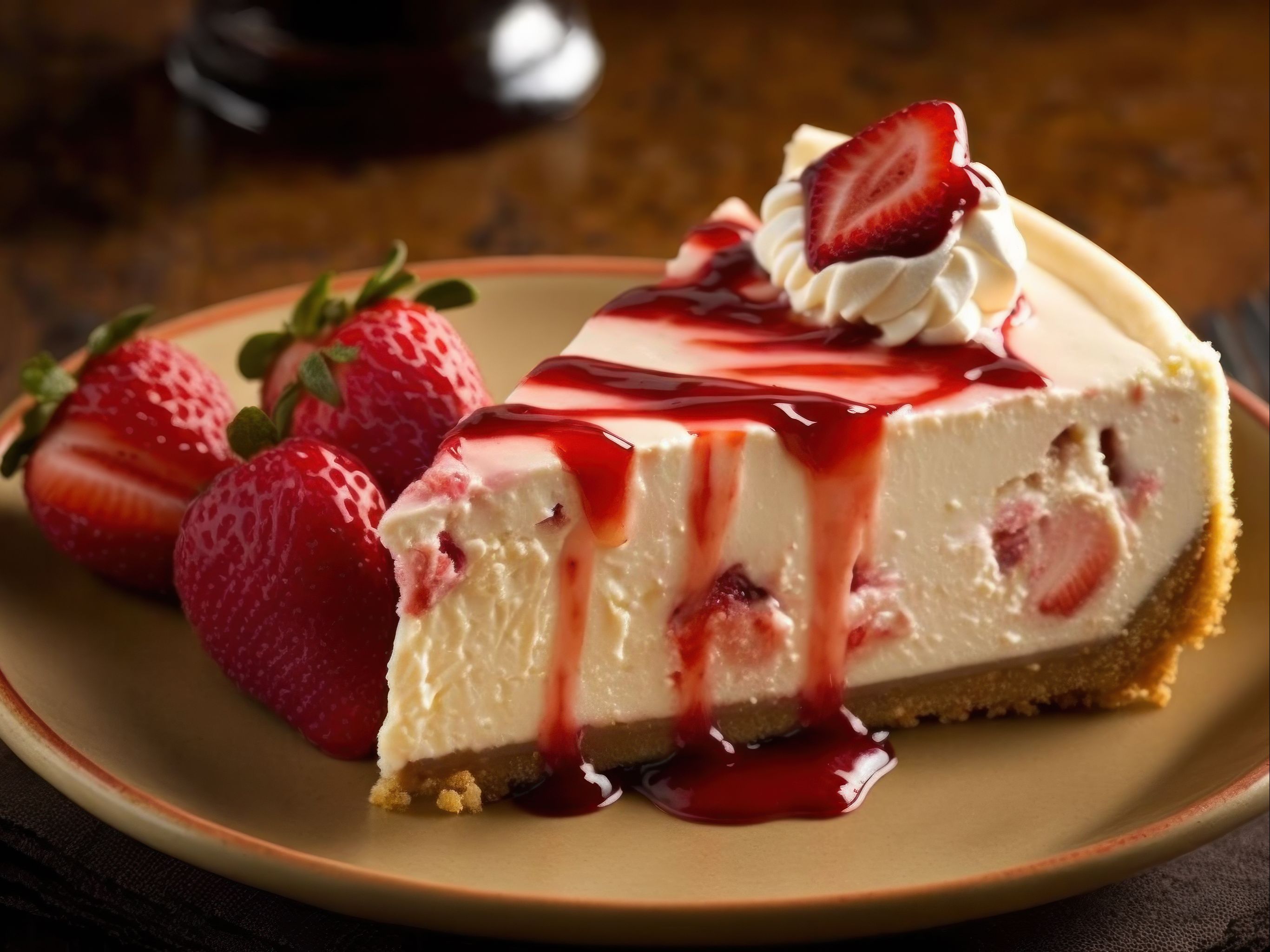 Strawberry Cheesecake.