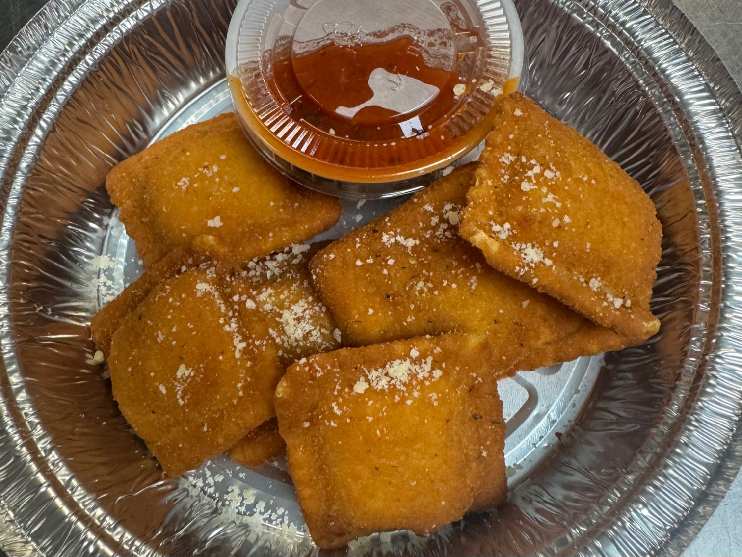 Breaded Cheese Ravioli.