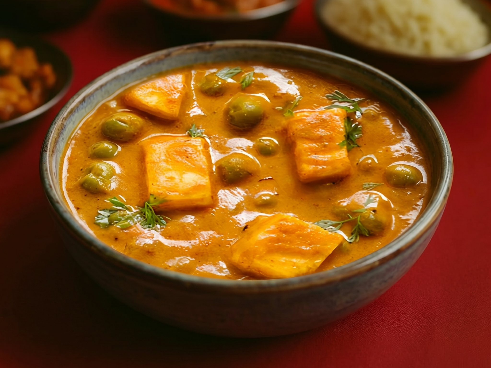 Matar Paneer Large.