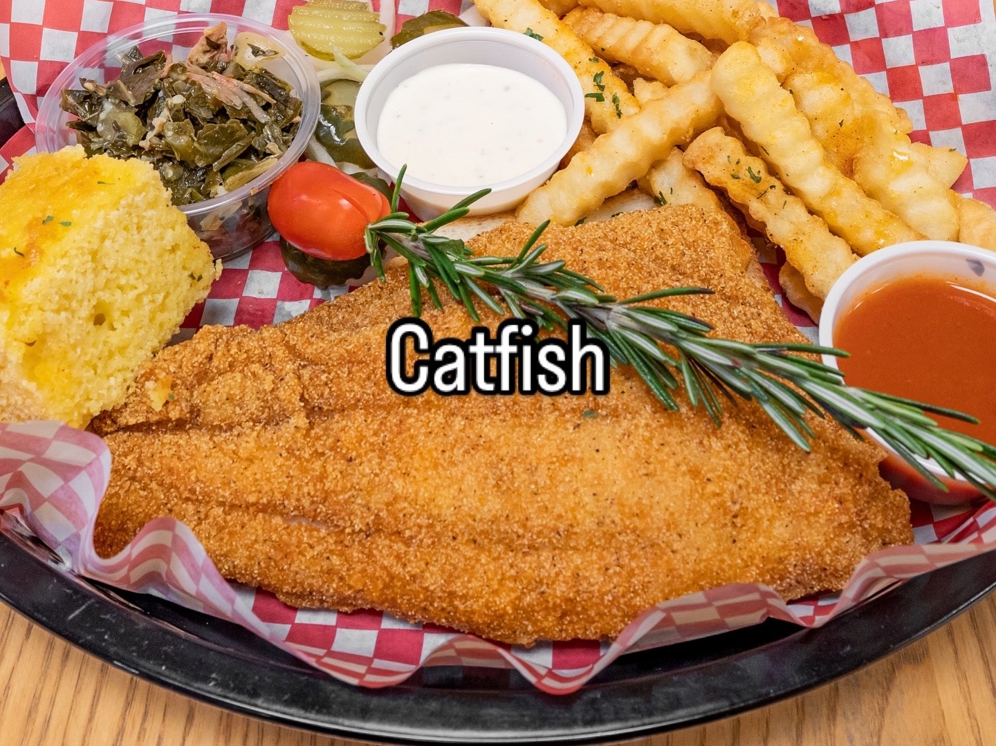 1 pc Fried Catfish Fillet.