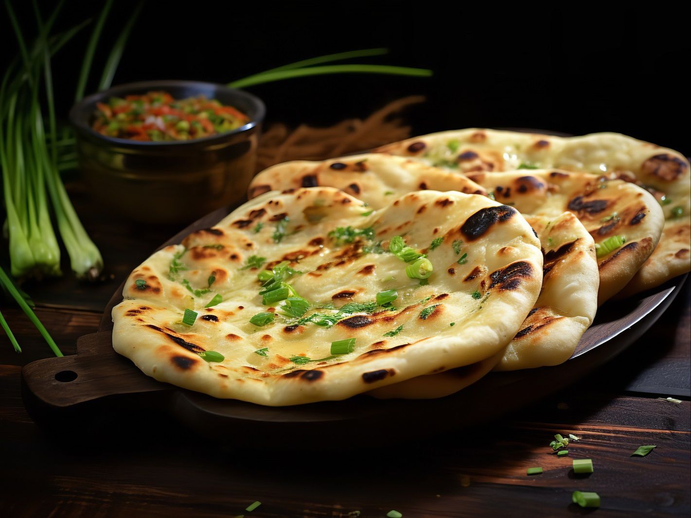 Garlic Butter Naan.