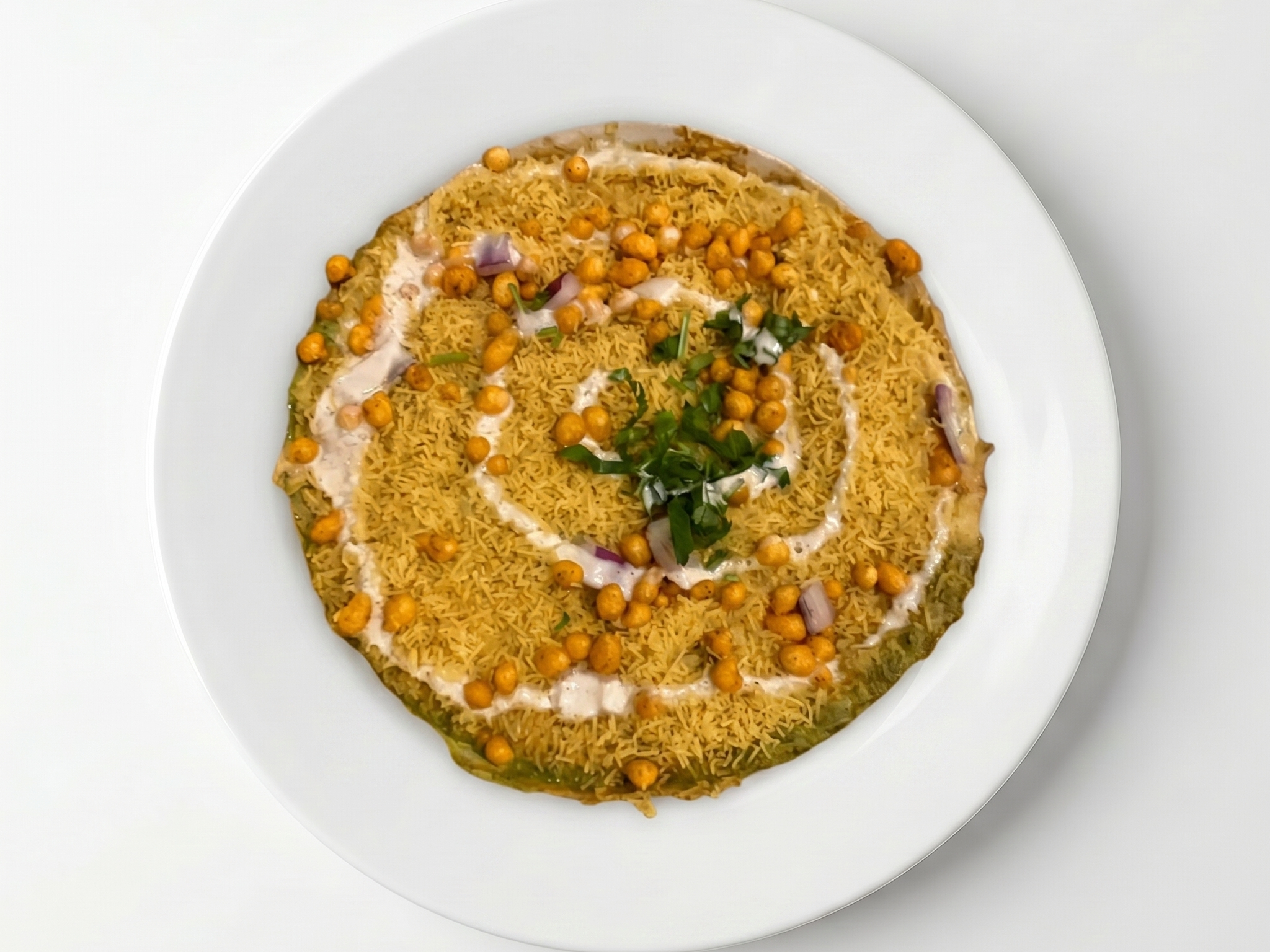 Samosa Ragda Chaat.