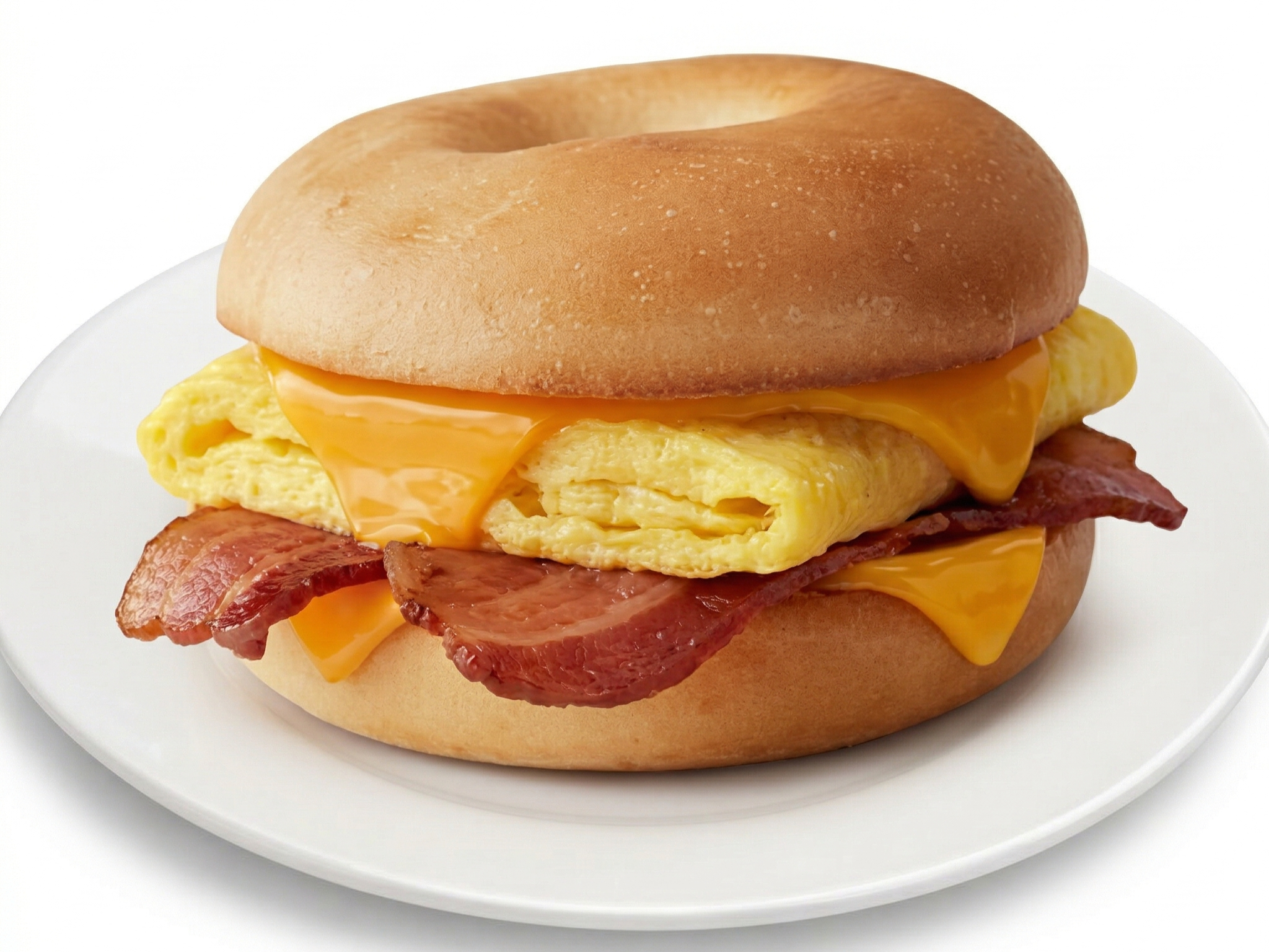 Bagel With Bacon, Egg And Cheese