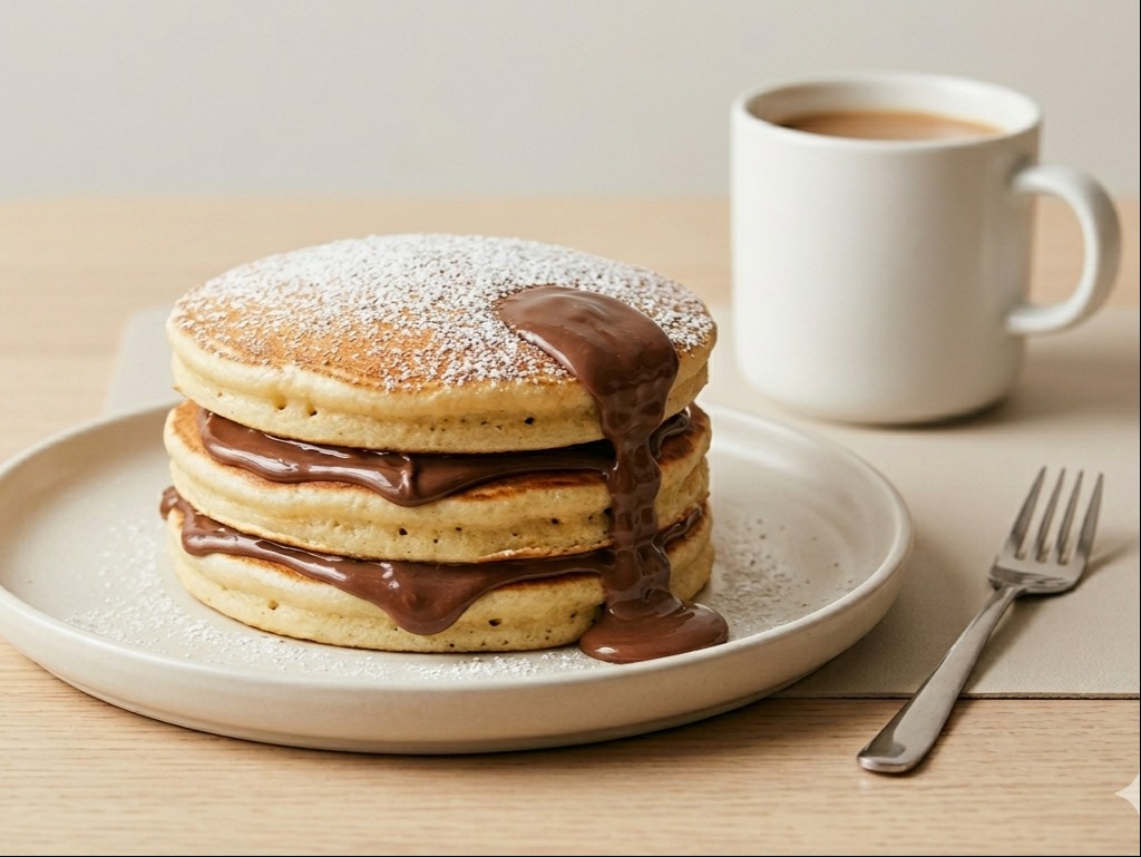 Nutella Pancakes.