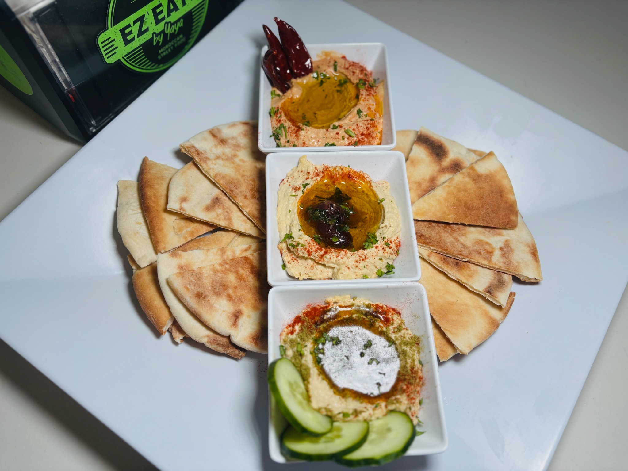 Hummus Trio.