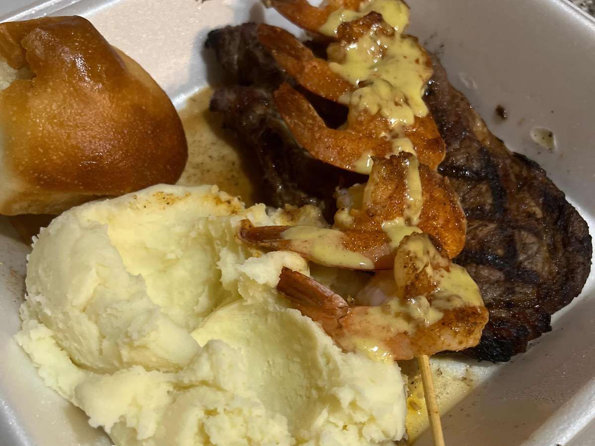 Steak & Shrimp.