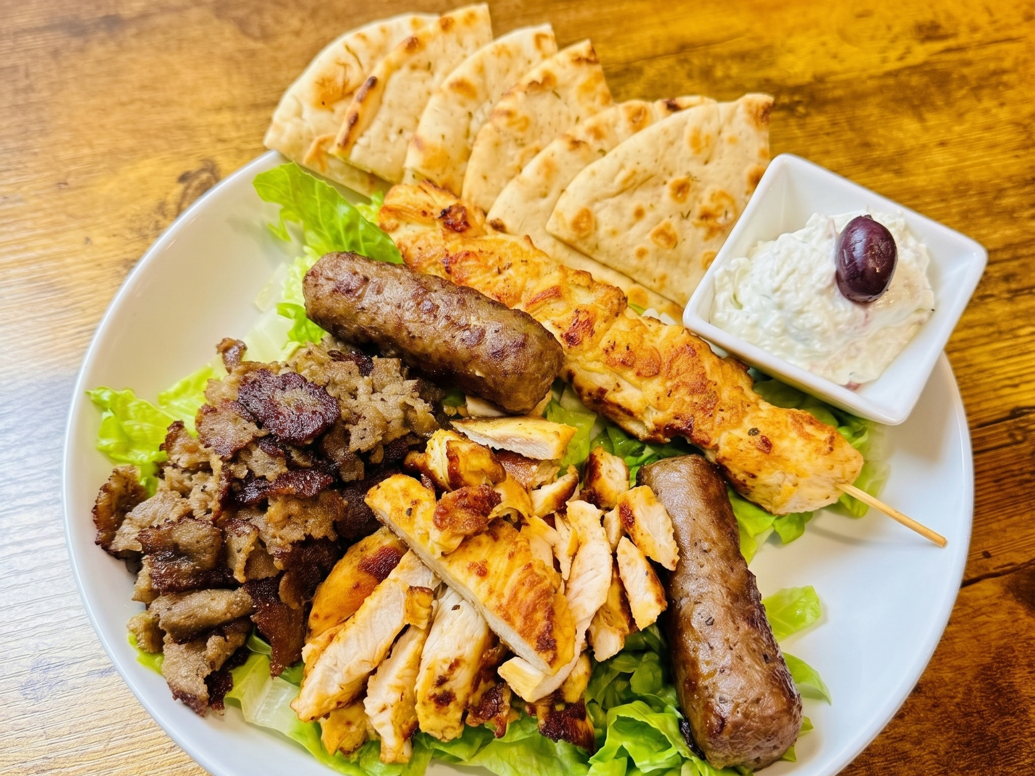 Mixed Grill Meat Platter.