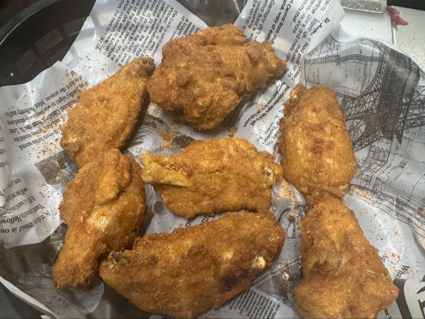 Breaded Chicken Wings (25 Pc).