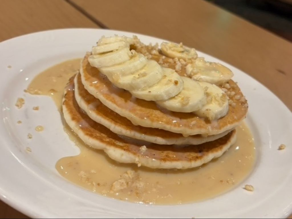 Macadamia Nut Pancakes.