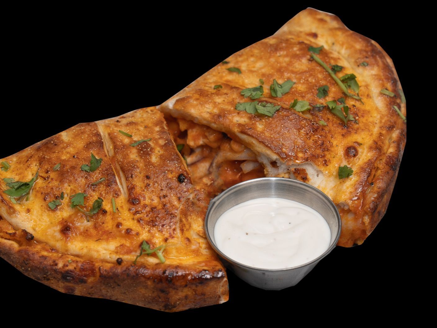 Lunch-Veggie Calzone.