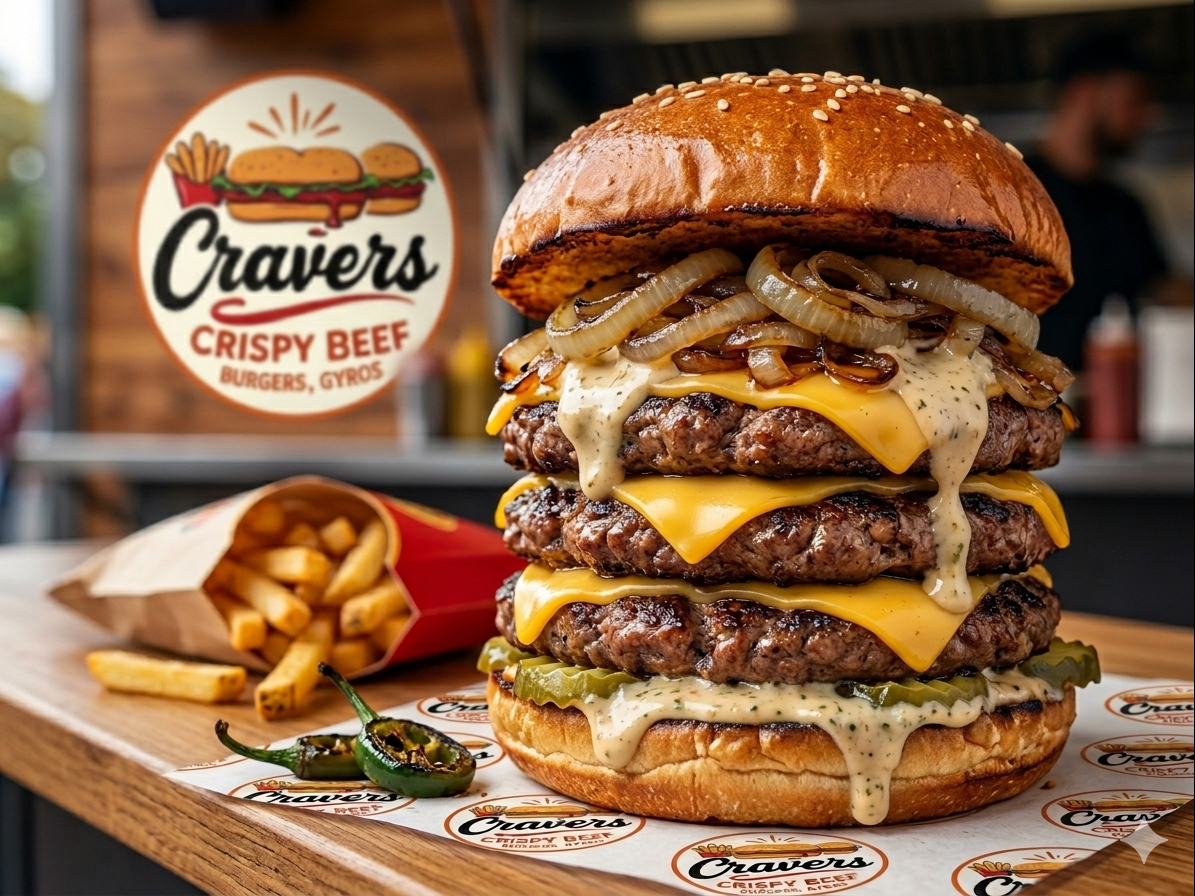 Oklahoma Smash Triple Patty.