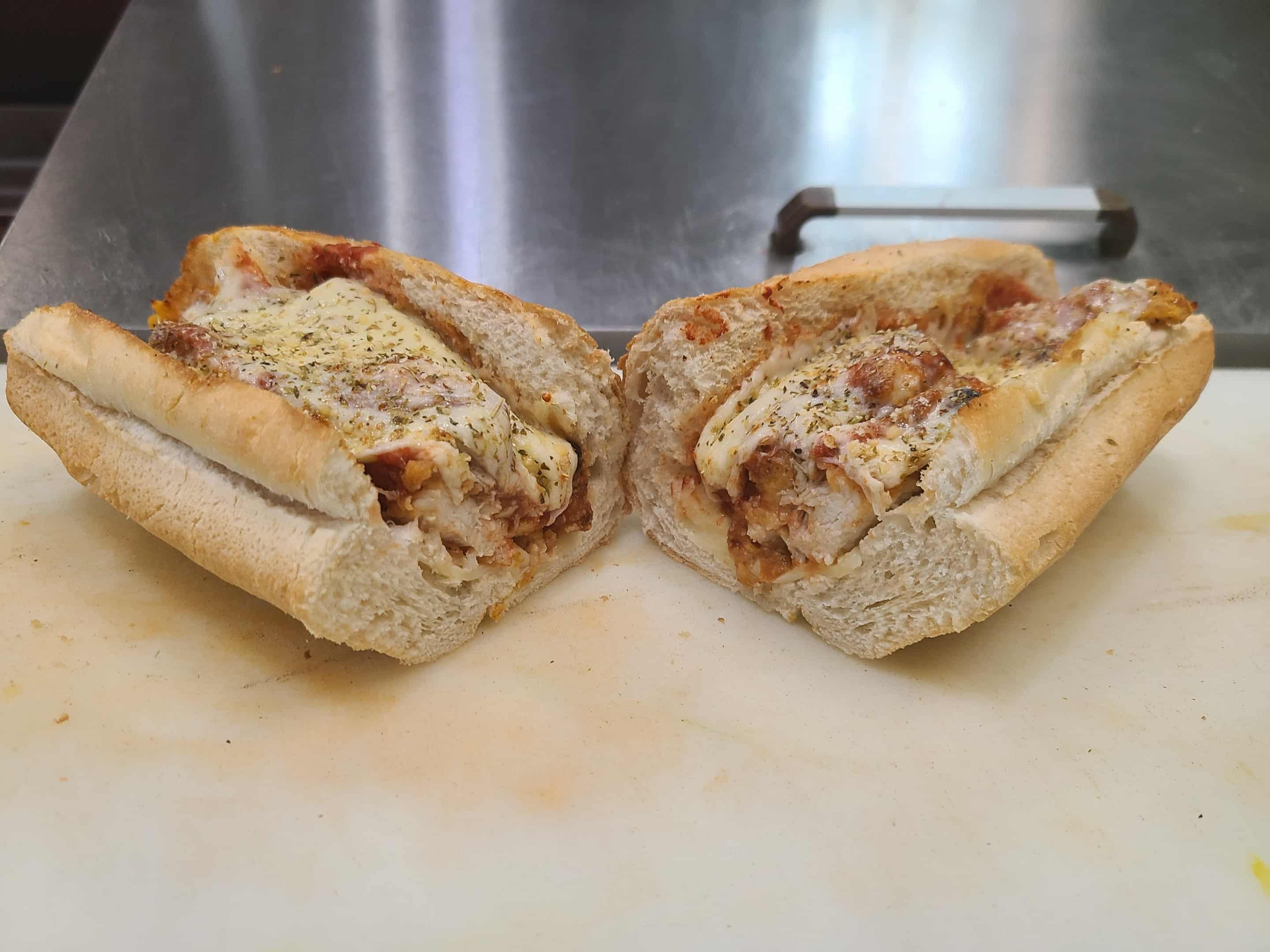 #25 Chicken Parmigiana Hoagie.
