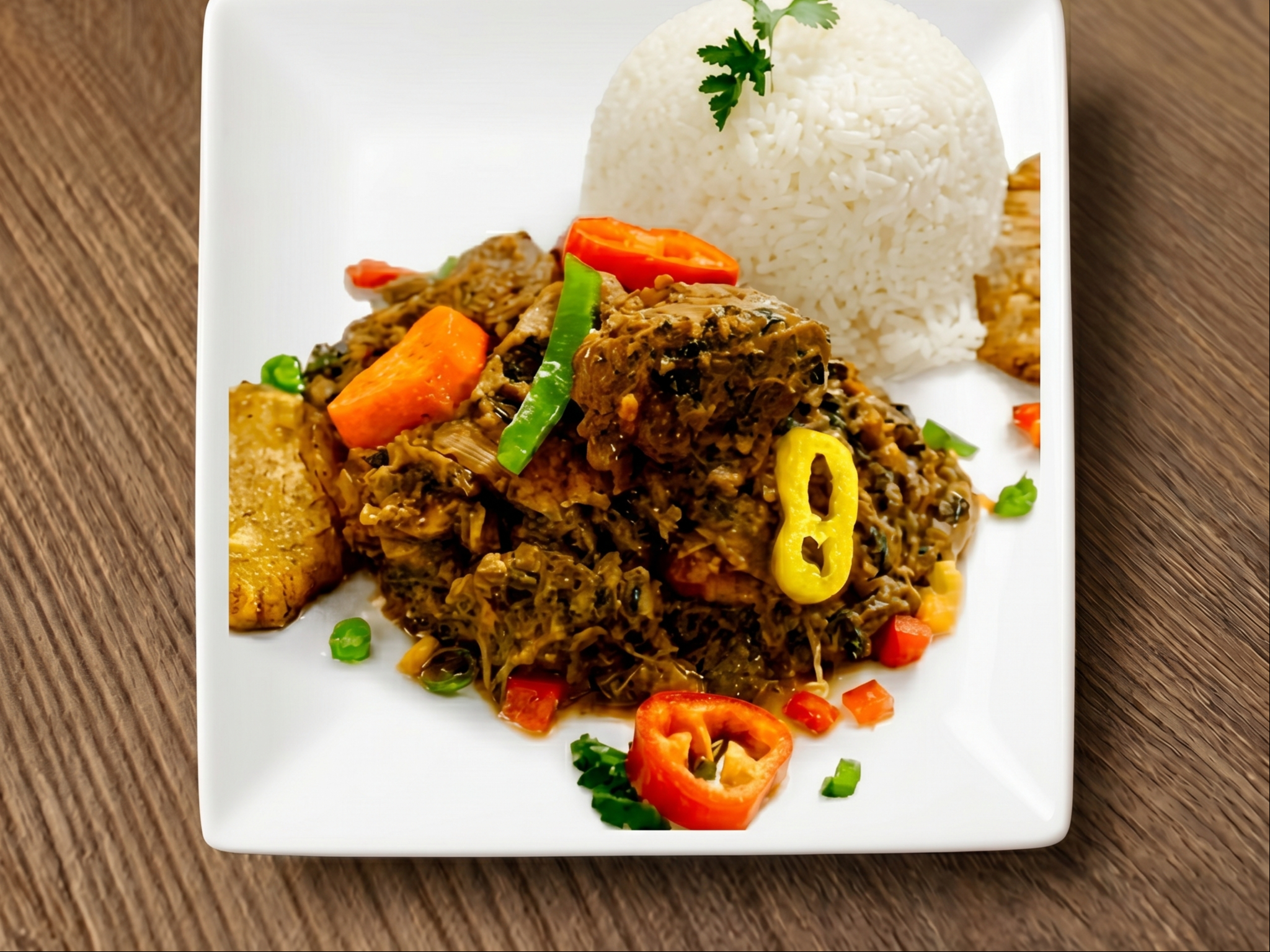 Lg. Legume With Pork (2 Sides).