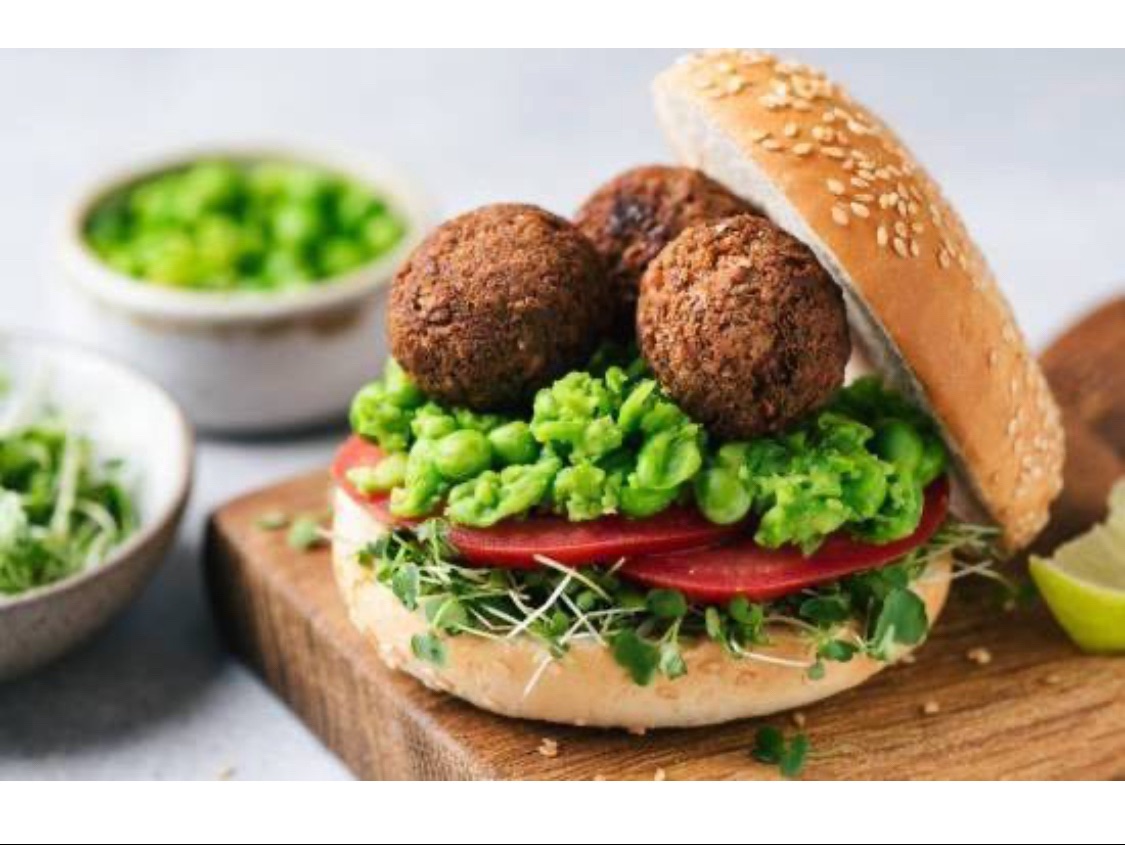 Falafel Burger.
