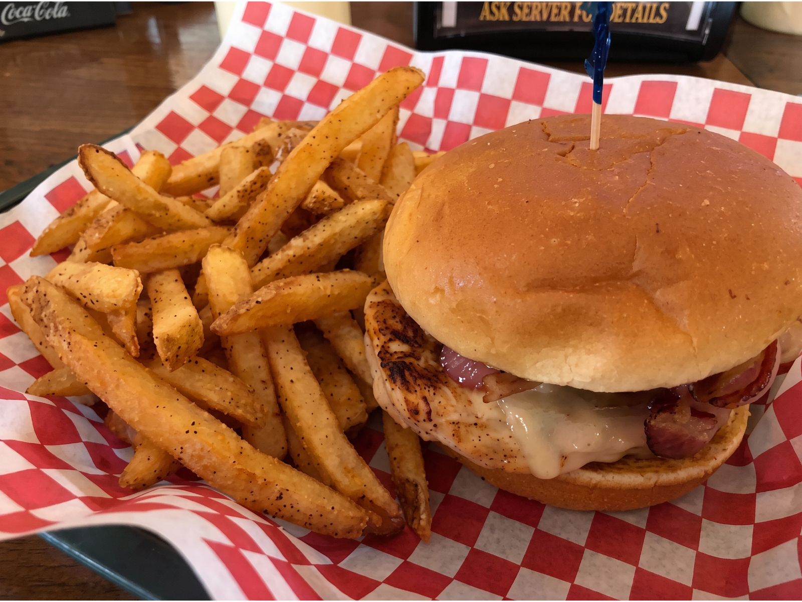 Grilled Chicken Sandwich.