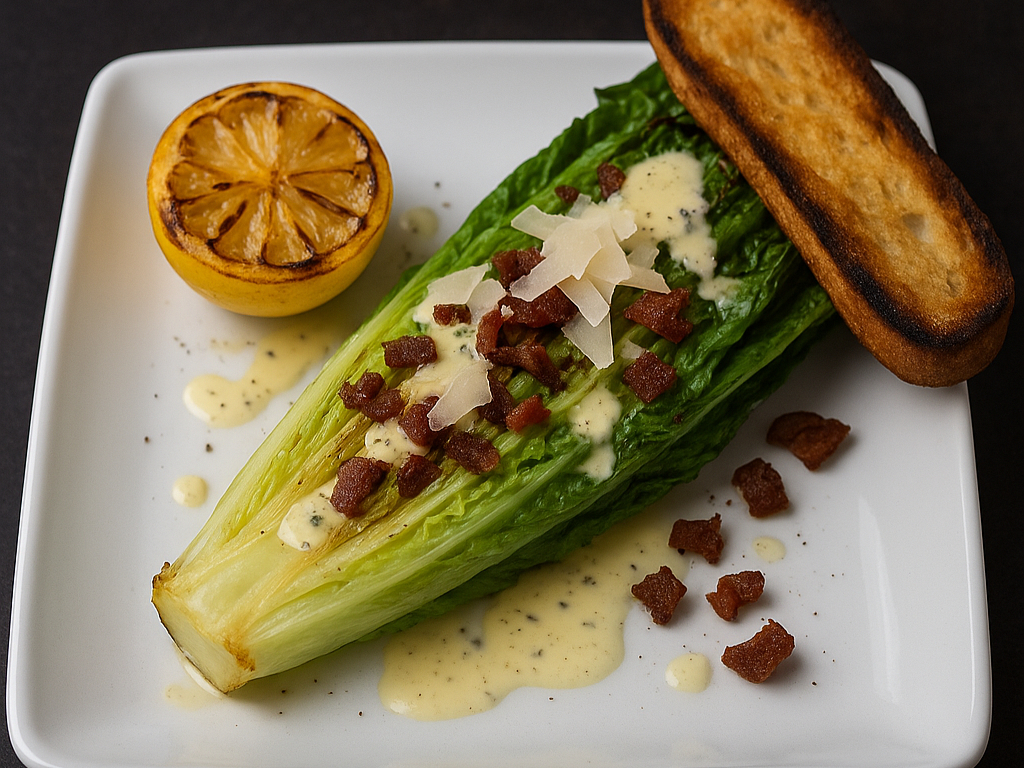 Grilled Romaine Caesar Salad  - Half