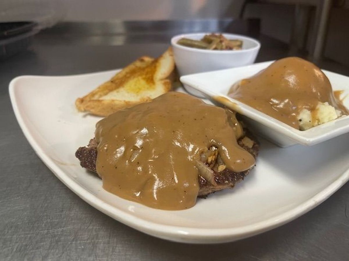Hamburger Steak.