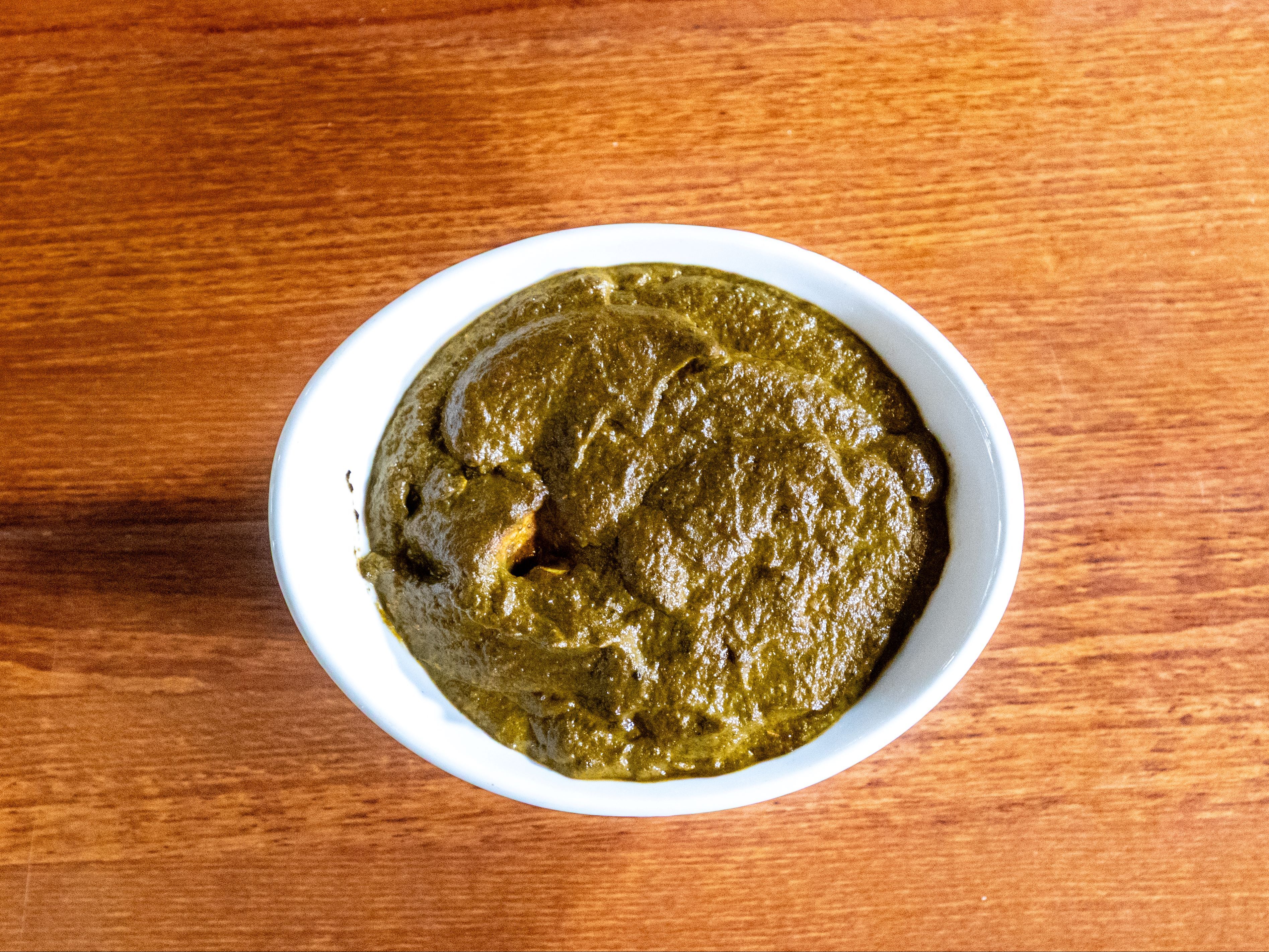 Palak paneer.