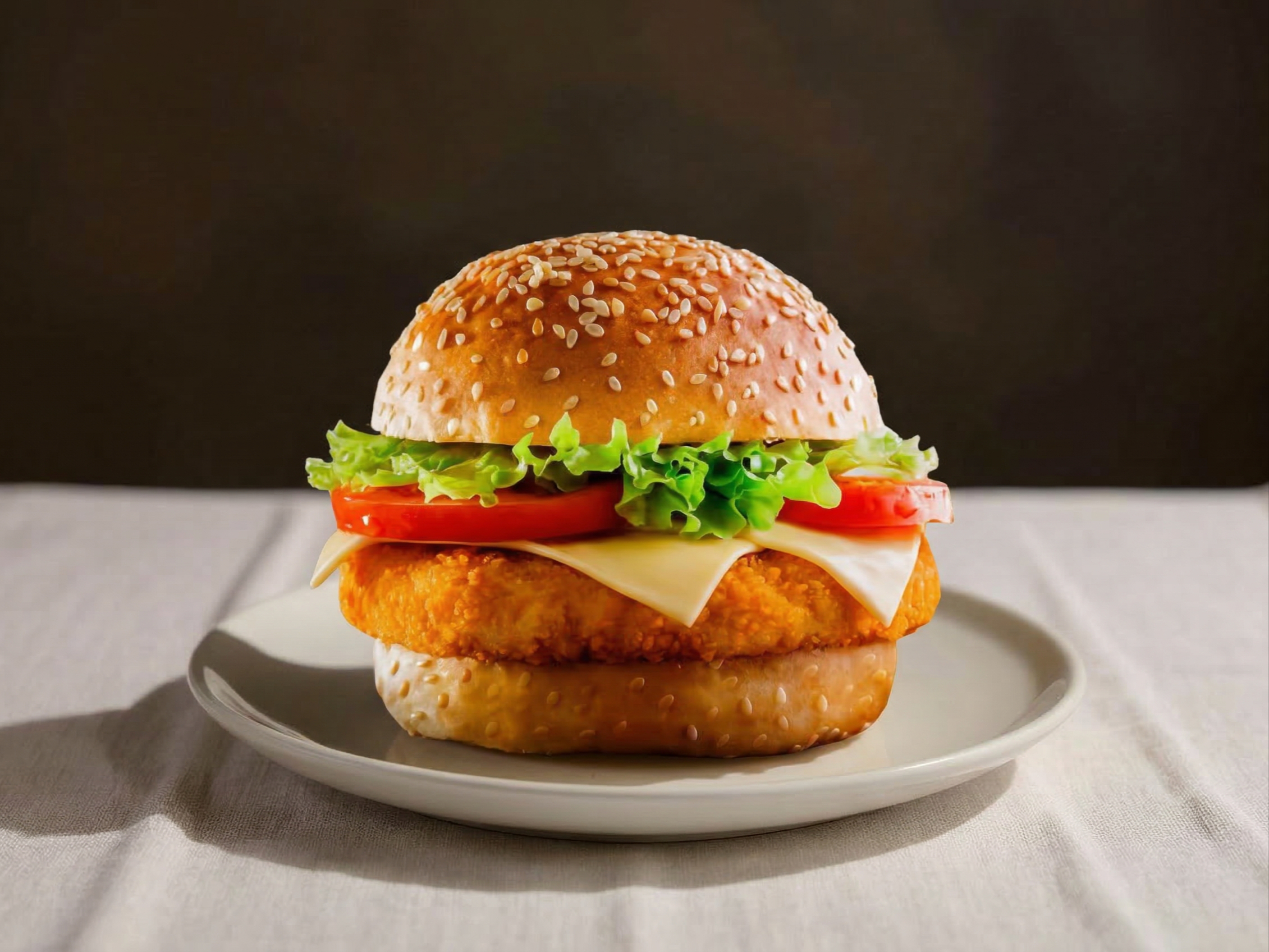 Crispy Chicken Burger.