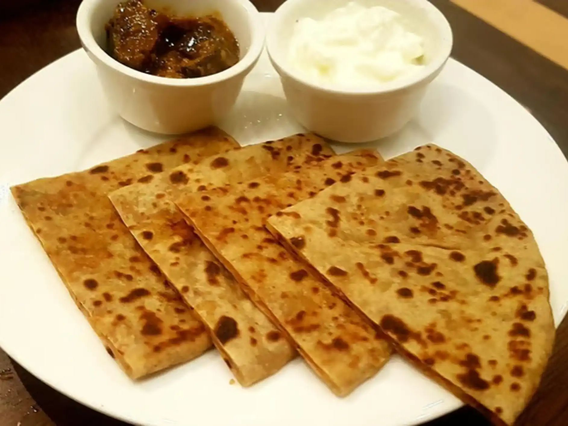 Aloo Paratha.