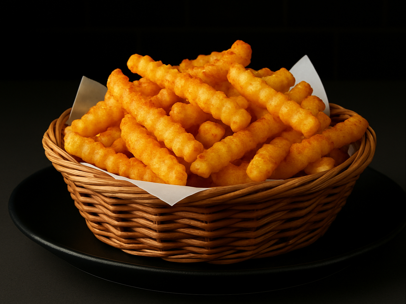 Crinkle Fries.