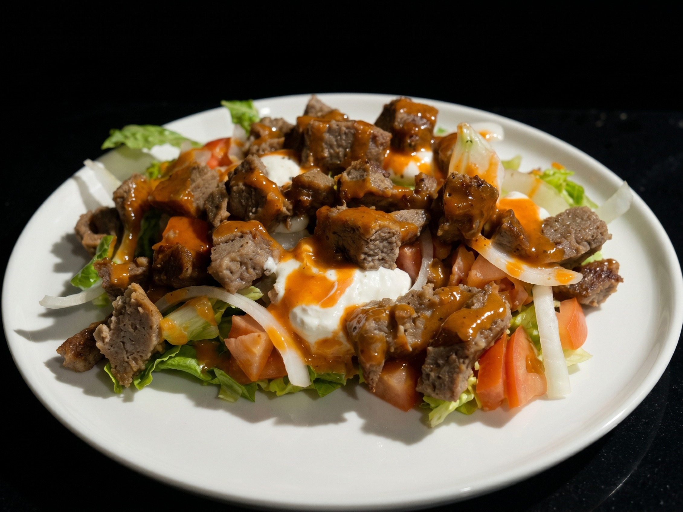 Lamb Gyro Salad.