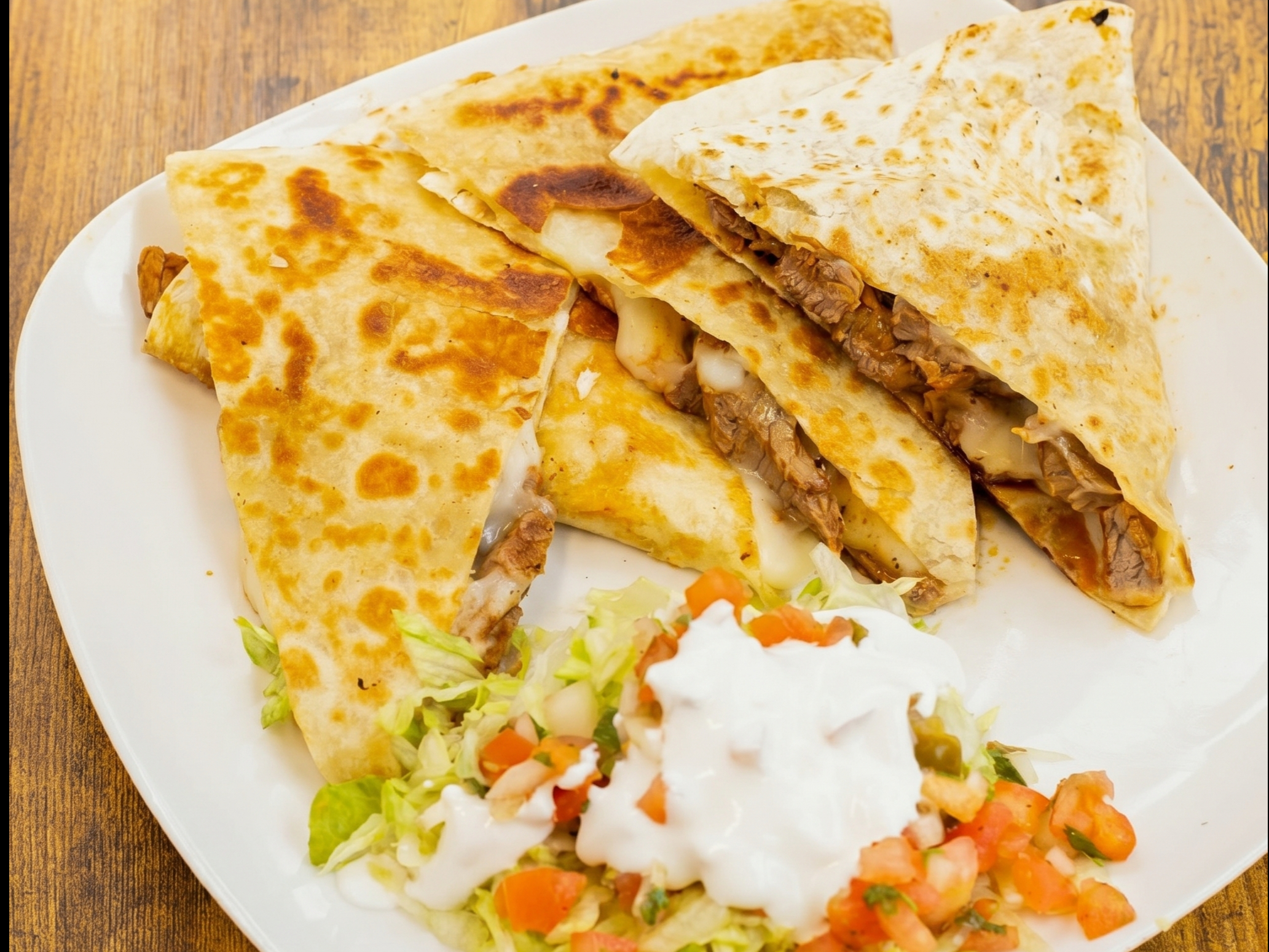 Shrimp Quesadilla.