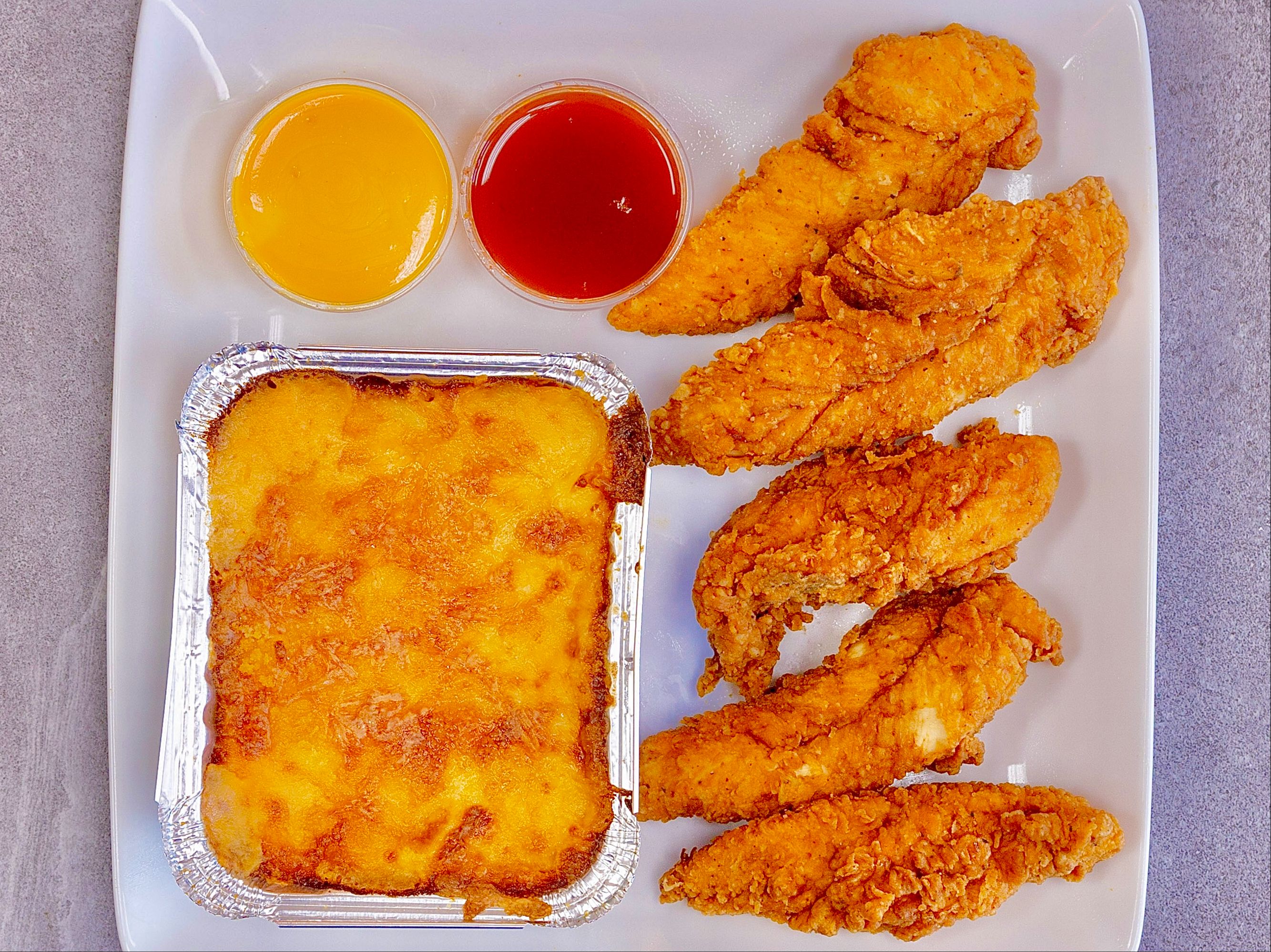 15 Tenders & 3 Sides.