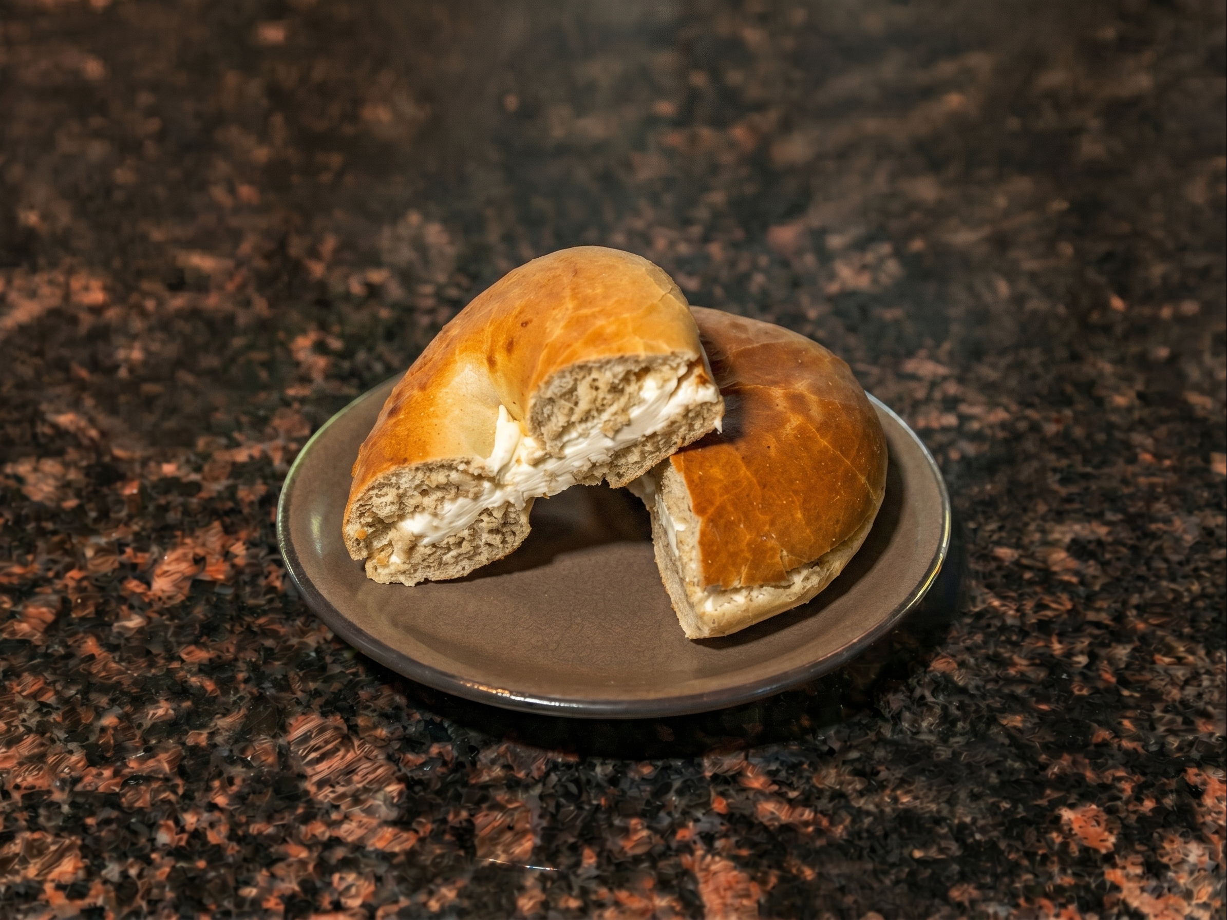 Bagek and Cream Cheese.