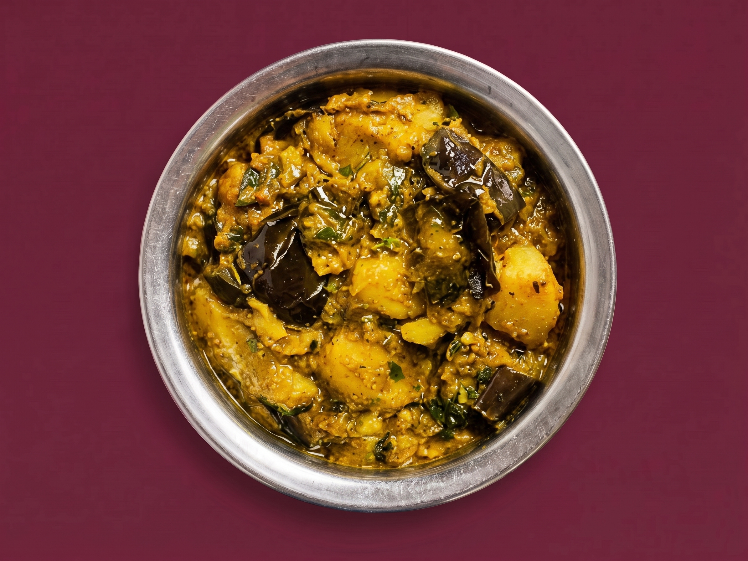 85. Aloo Baingon.