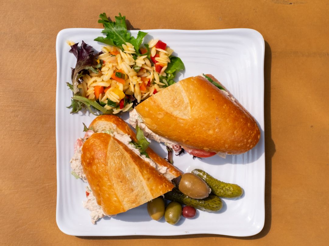 Albacore Tuna Salad Sandwich.