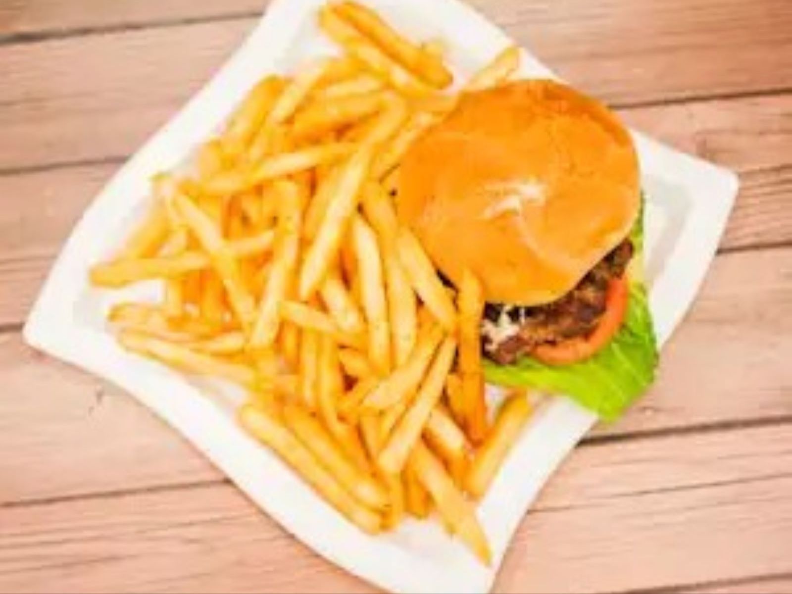 Hamburger And Fries-KM.