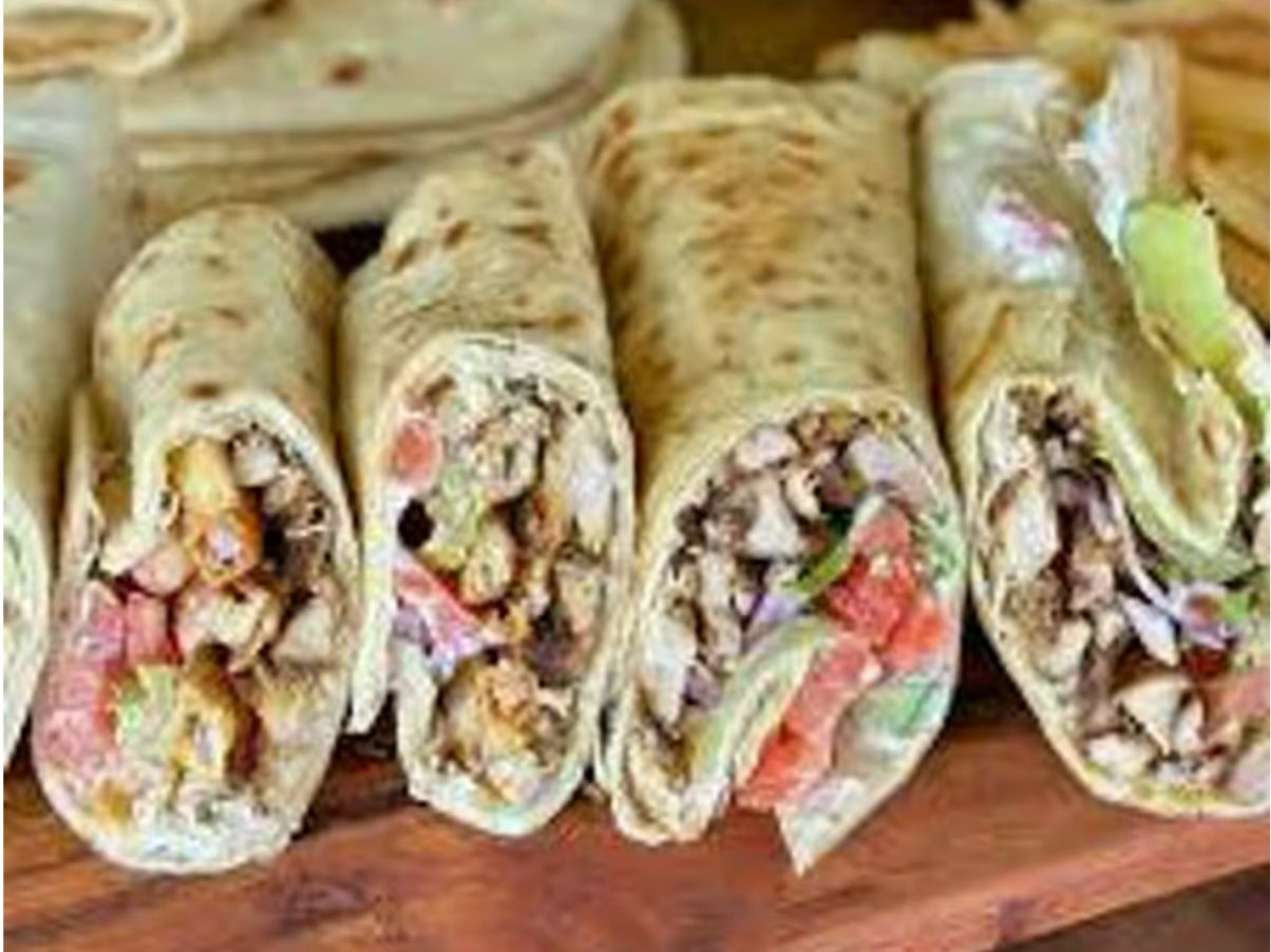 Chicken Shawarma Wrap.