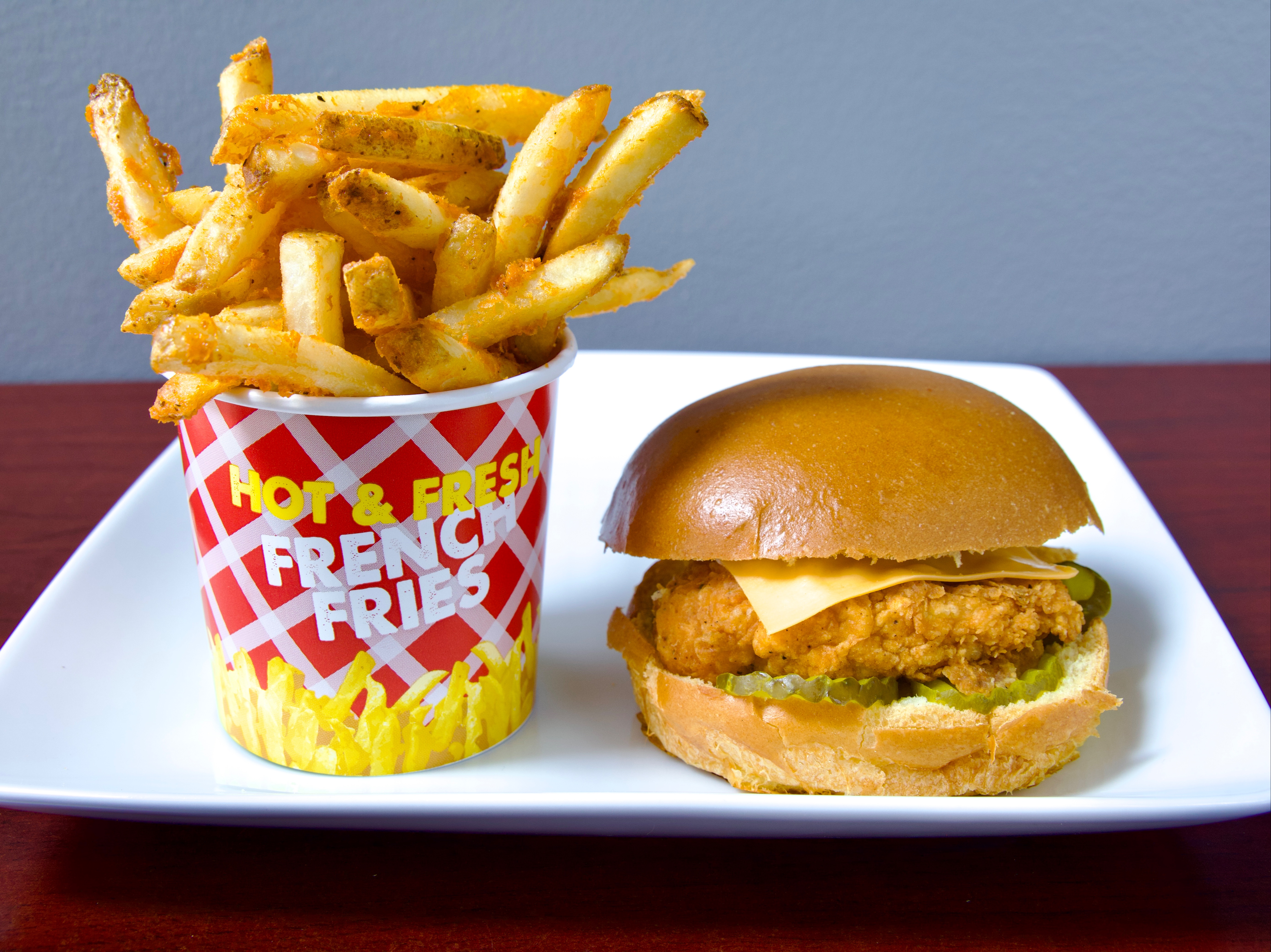 Regular Chicken Sandwich & 1 Side.