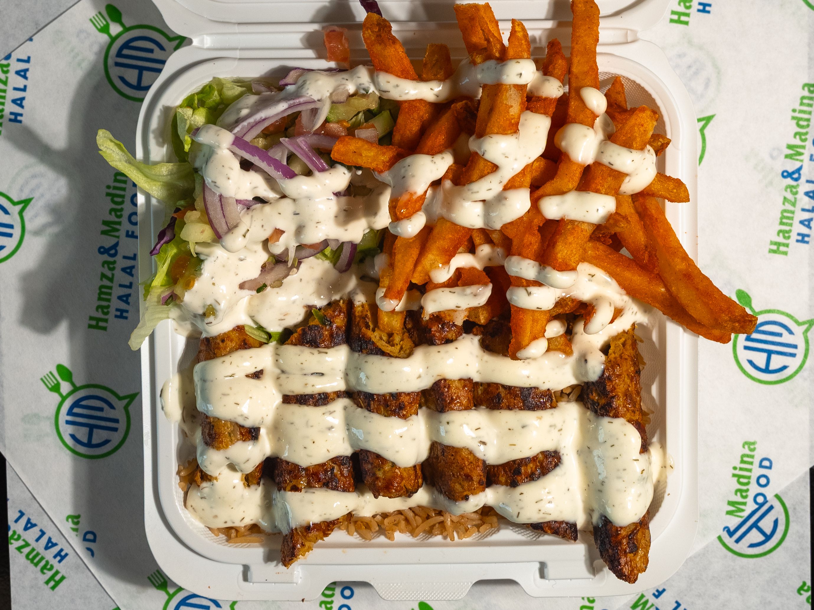 Kofta Kabab Over Rice
