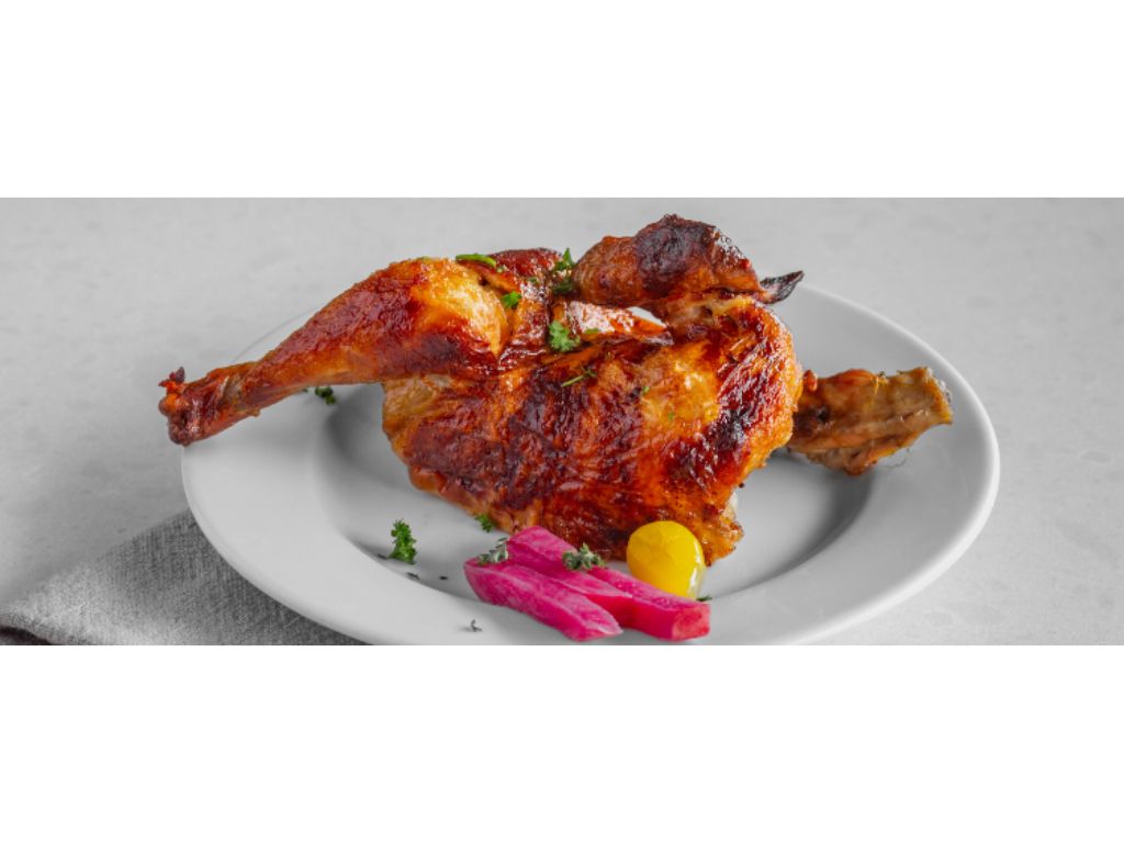 Half Rotisserie Chicken.