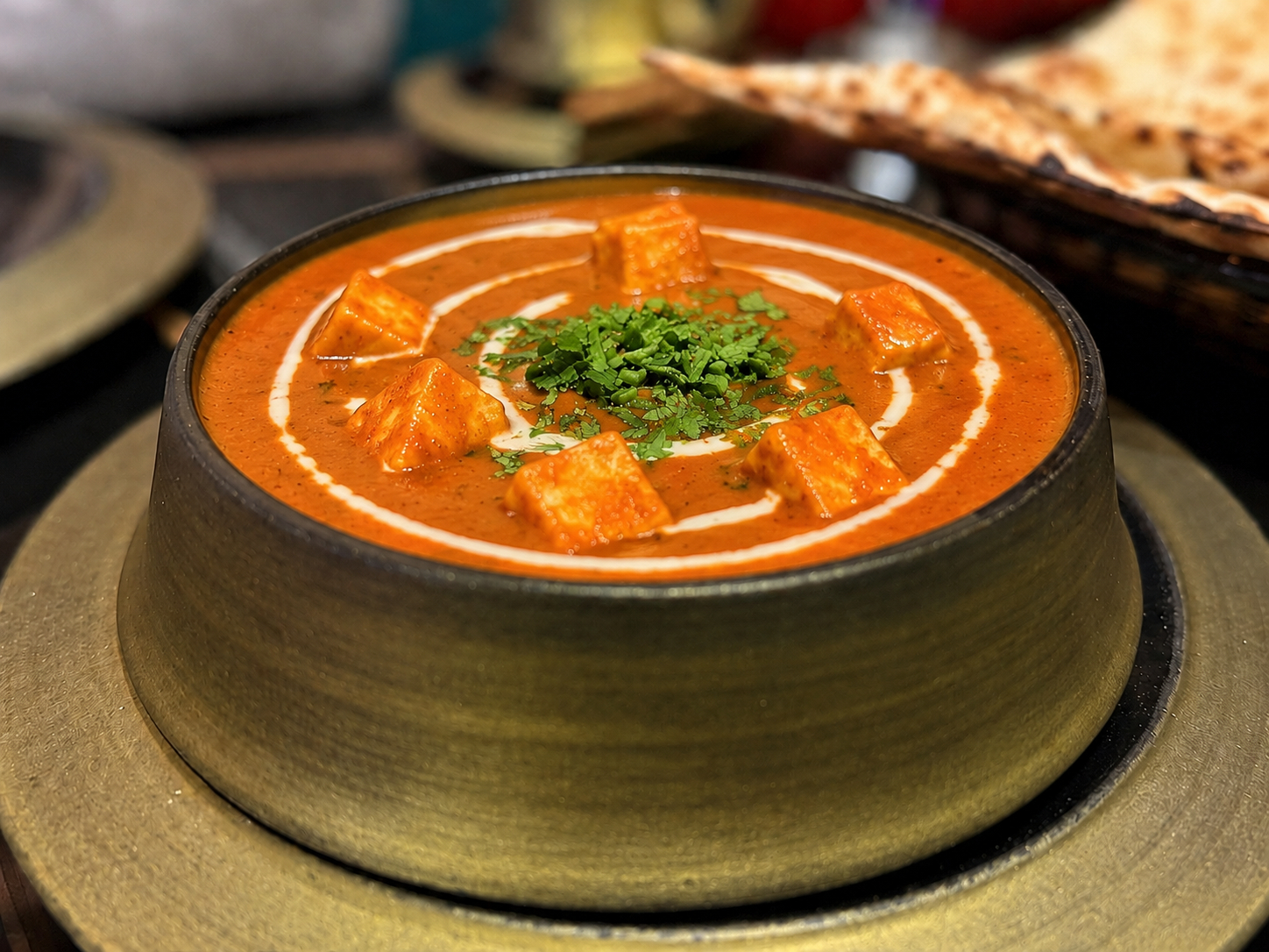 Luscious Paneer Tikka Masala.